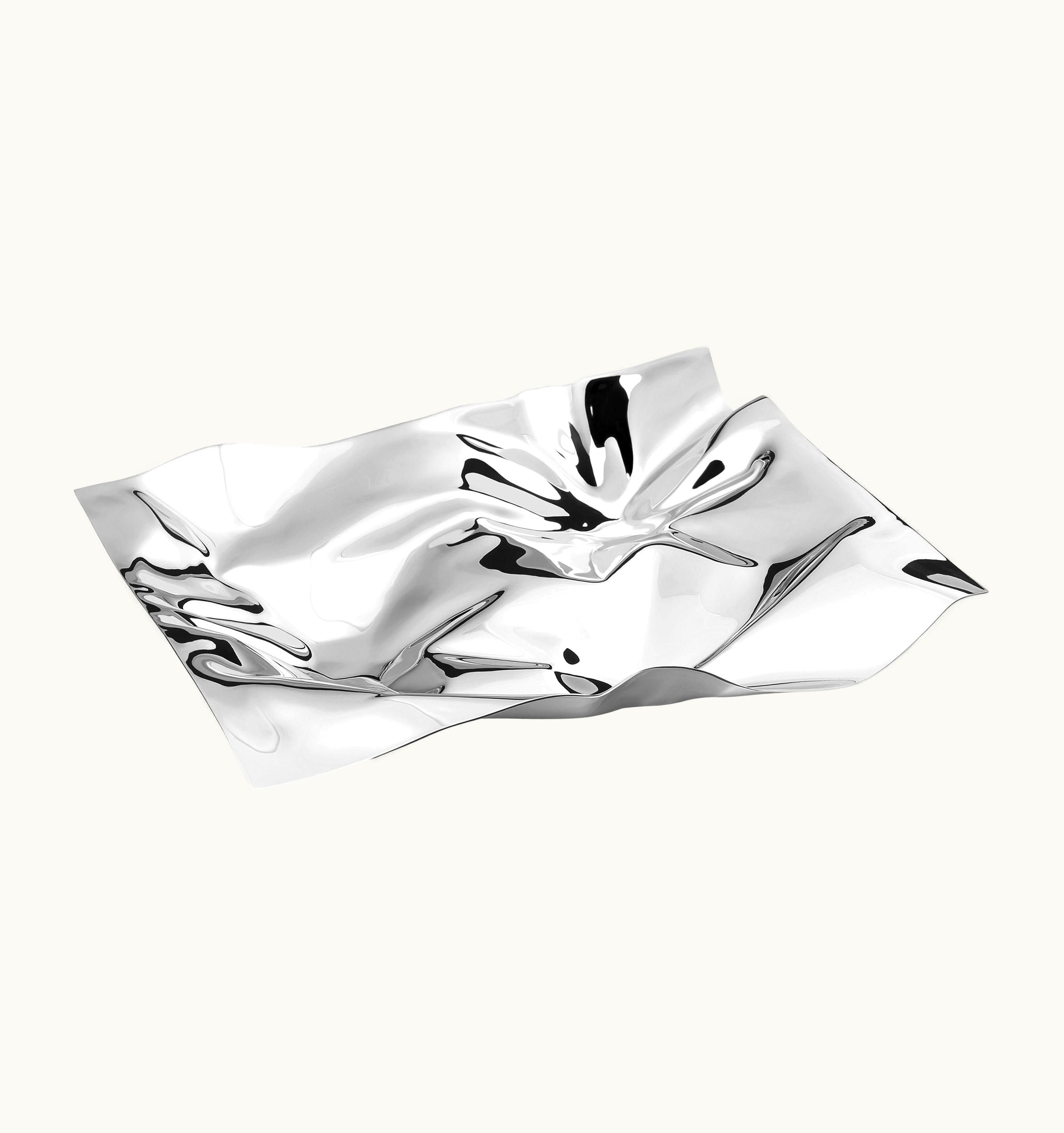 Verner Panton Verner Panton Georg Jensen Panton Medium Tray In Stainless Steel By Verner Panton