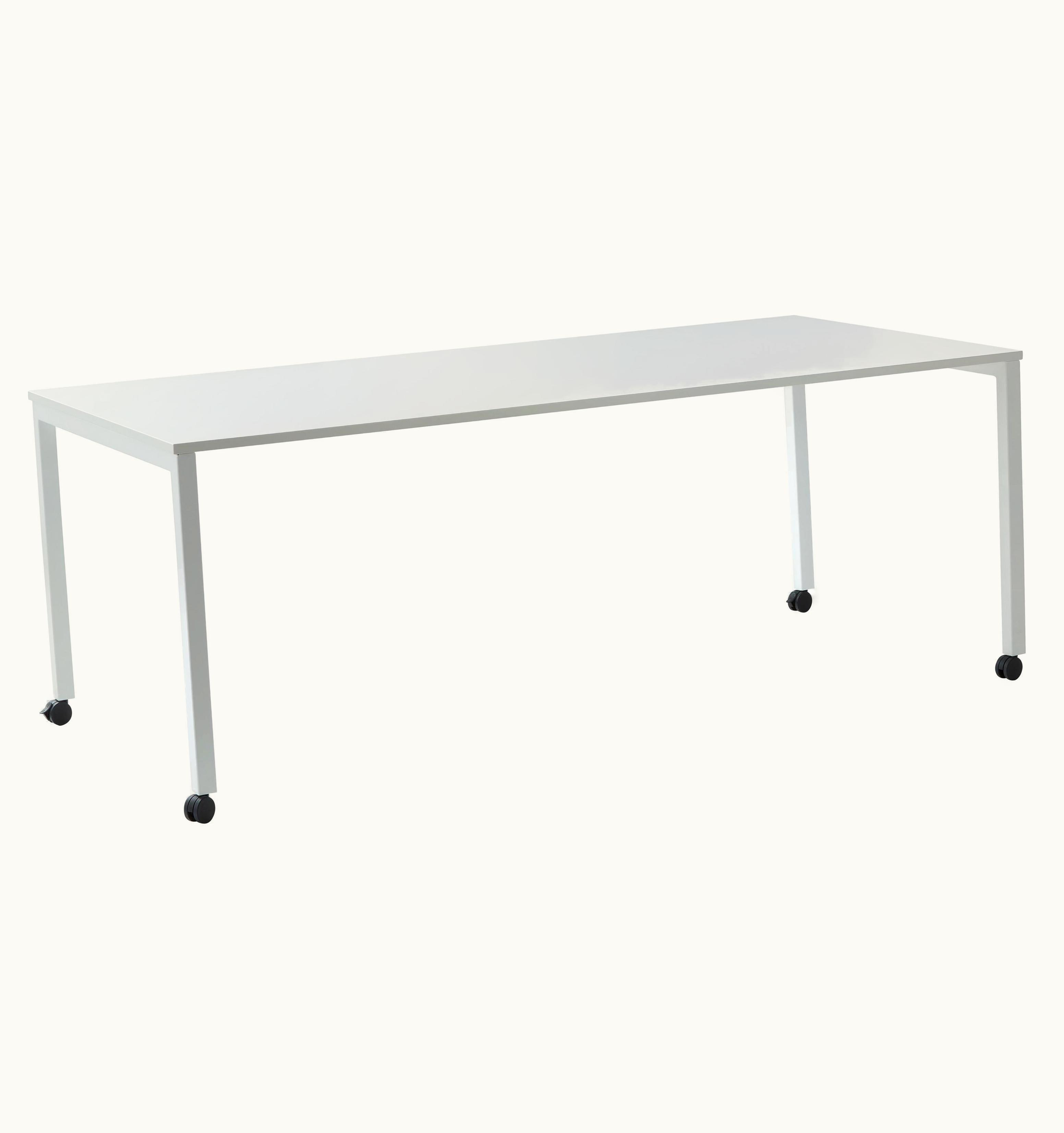 Verner Panton Verner Panton Move Dining Table In White By Verner Panton