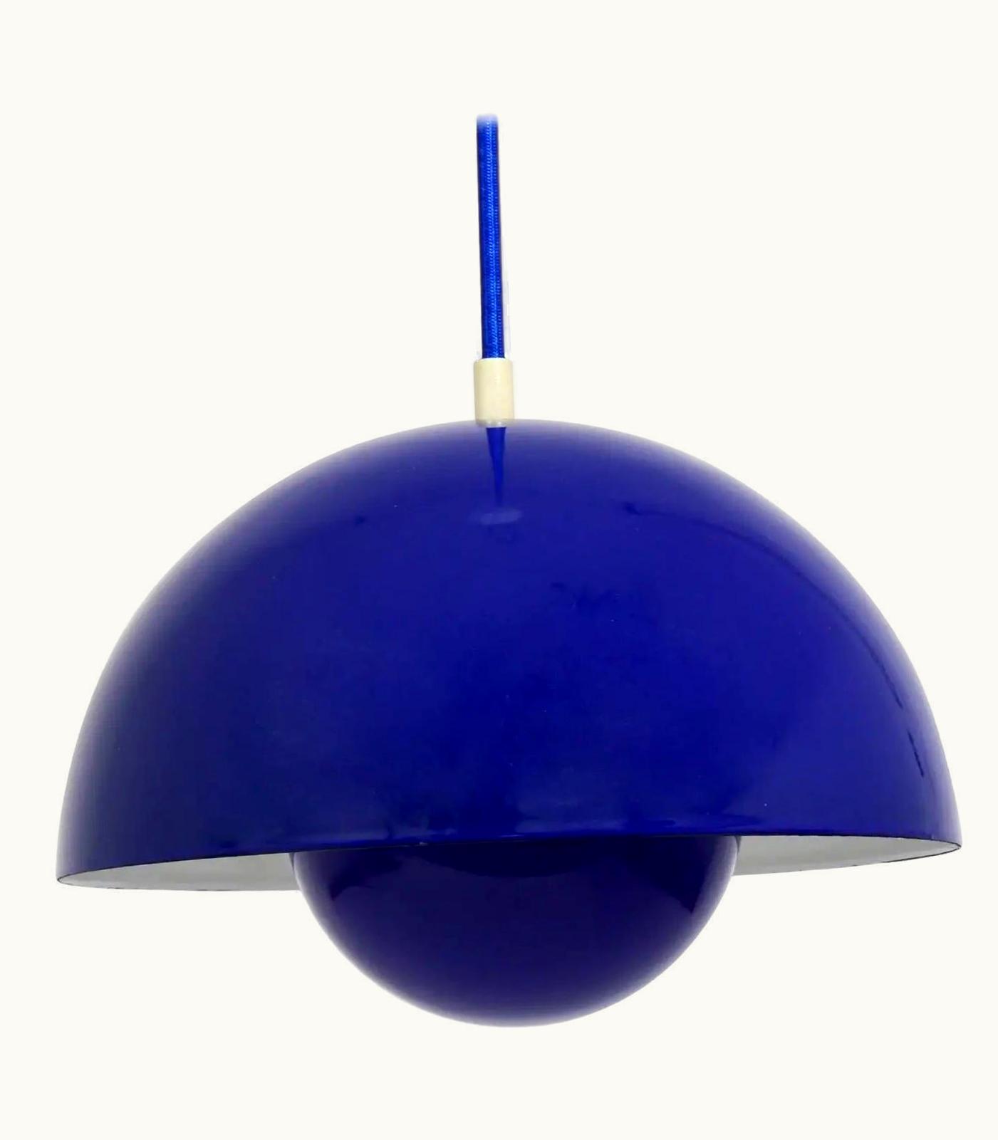 Verner Panton Verner Panton 1¬¨¬•st, Flowerpot Pendant Light For Louis Poulsen, Denmark
