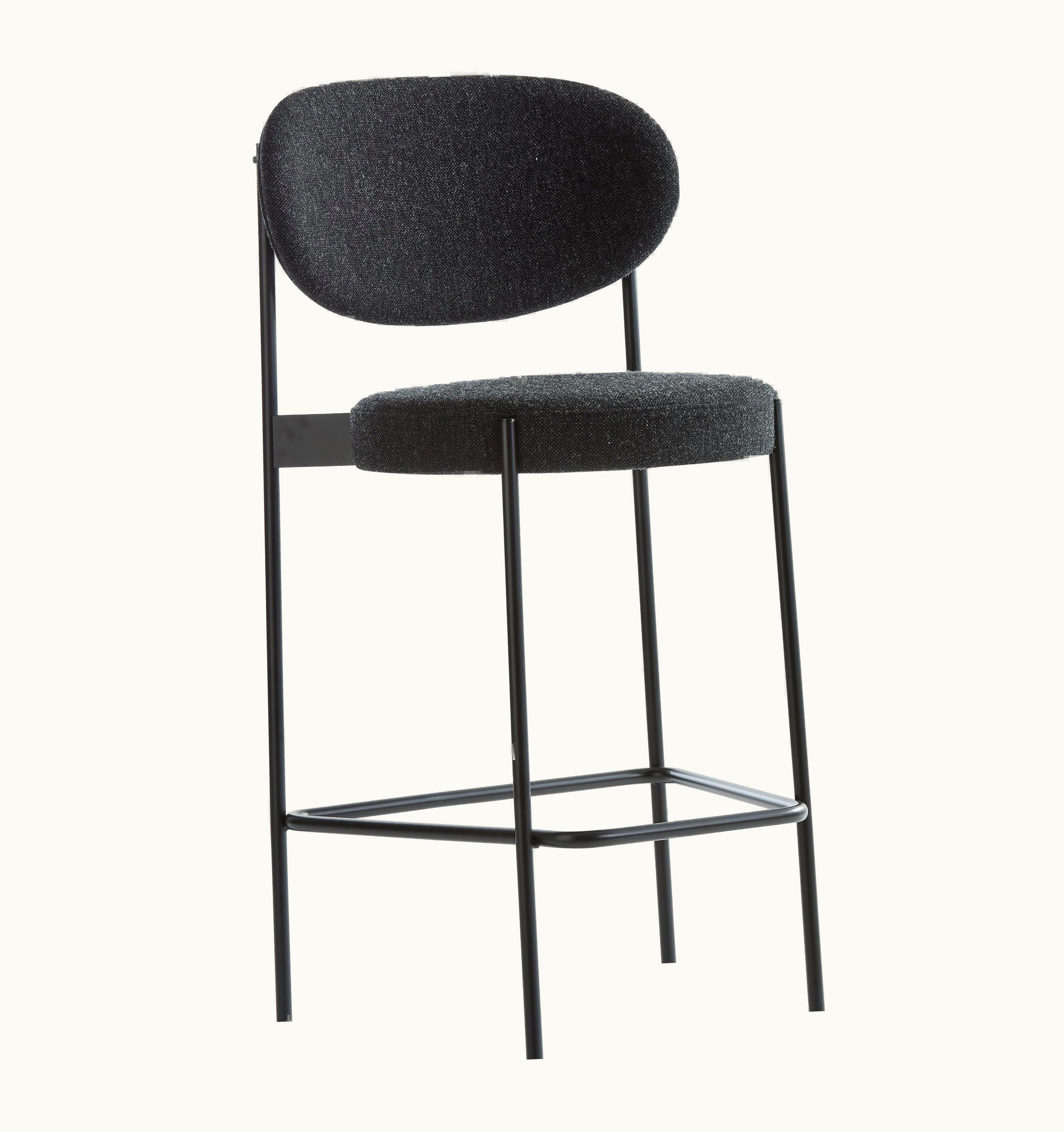 Verner Panton Verner Panton 430 Barstool In Charcoal Grey By Verner Panton