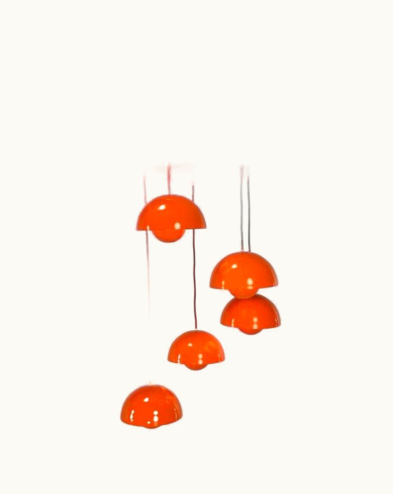 Verner Panton Verner Panton Pendant Light By Verner Panton For Louis Poulsen, Danemark, 1968