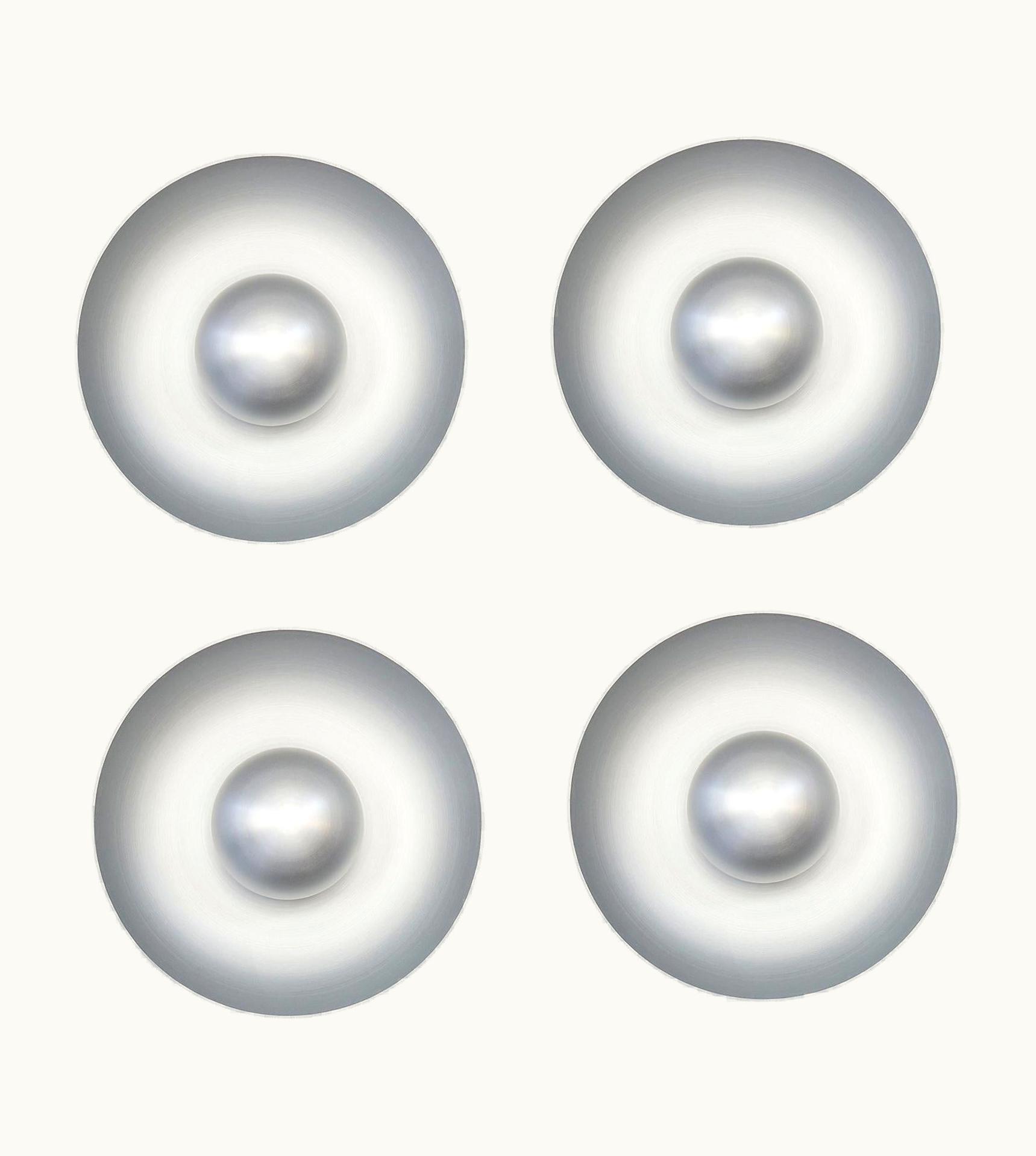 Verner Panton Verner Panton 'SPIEGEL' Wall Or Floor Lamp For Verpan, Installation Of 4