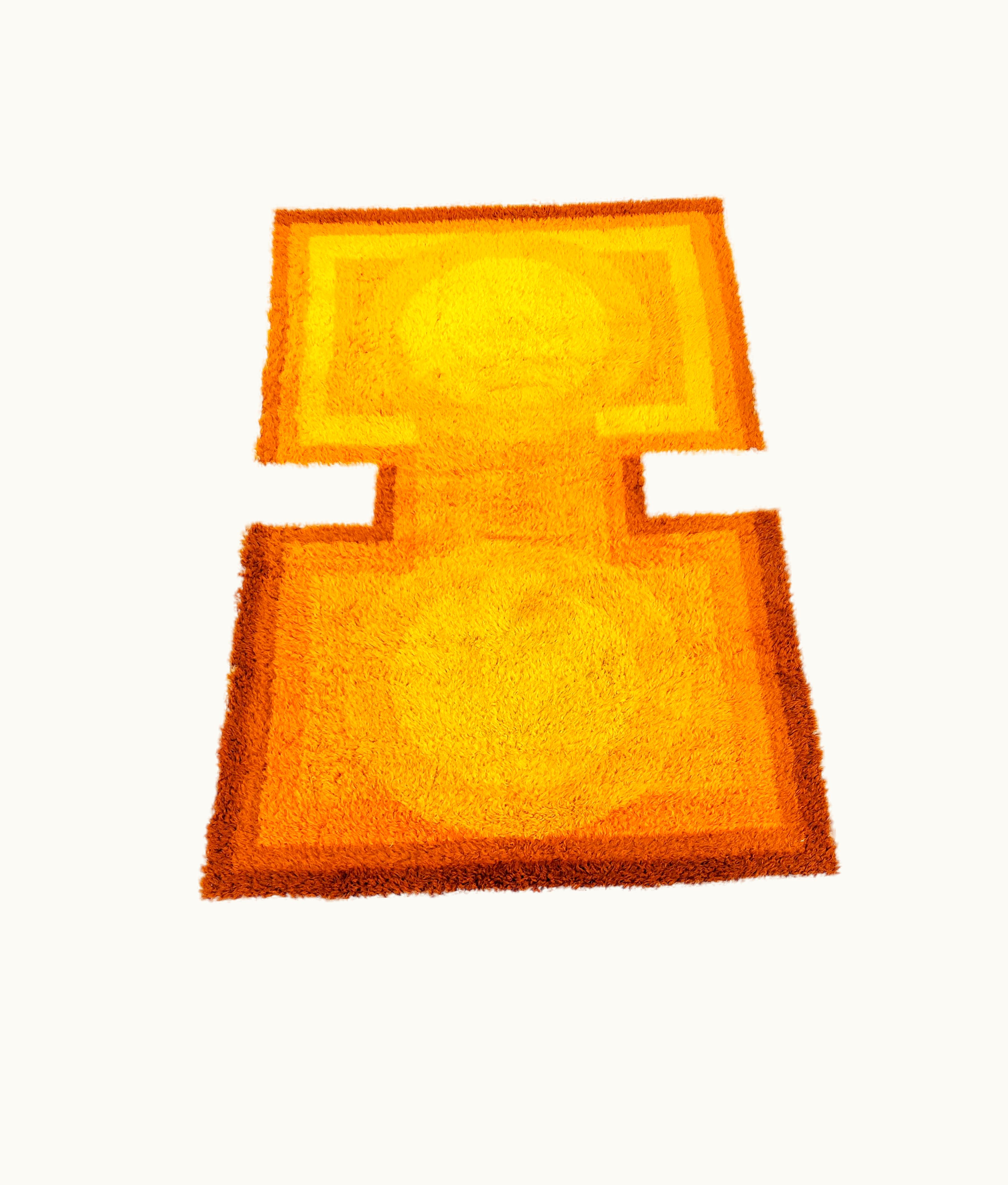 Verner Panton Verner Panton Original Woolen Rug Designed By Verner Panton For Desso, Holland 1970s