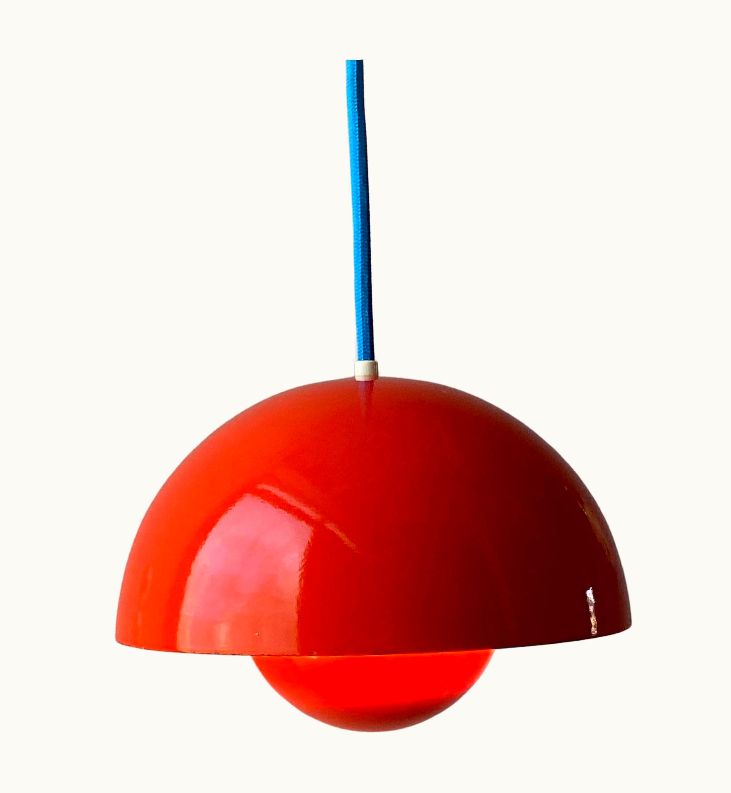 Verner Panton Verner Panton Vintage Verner Panton Enamel Flowerpot Pendant Lamp By Louis Poulsen, Denmark UZ0201280