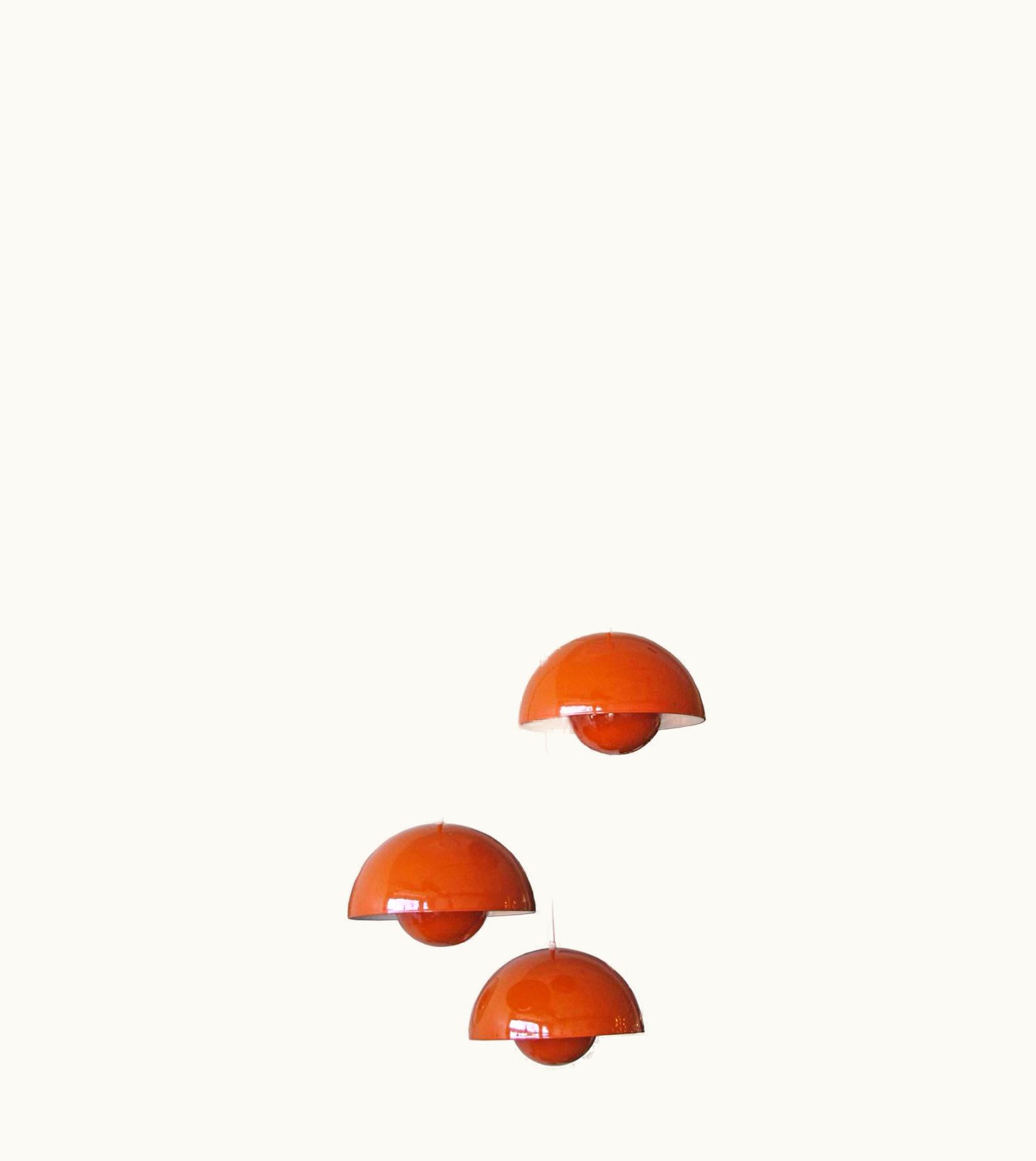 Verner Panton Verner Panton Flower Pots By Verner Panton For Louis Poulsen