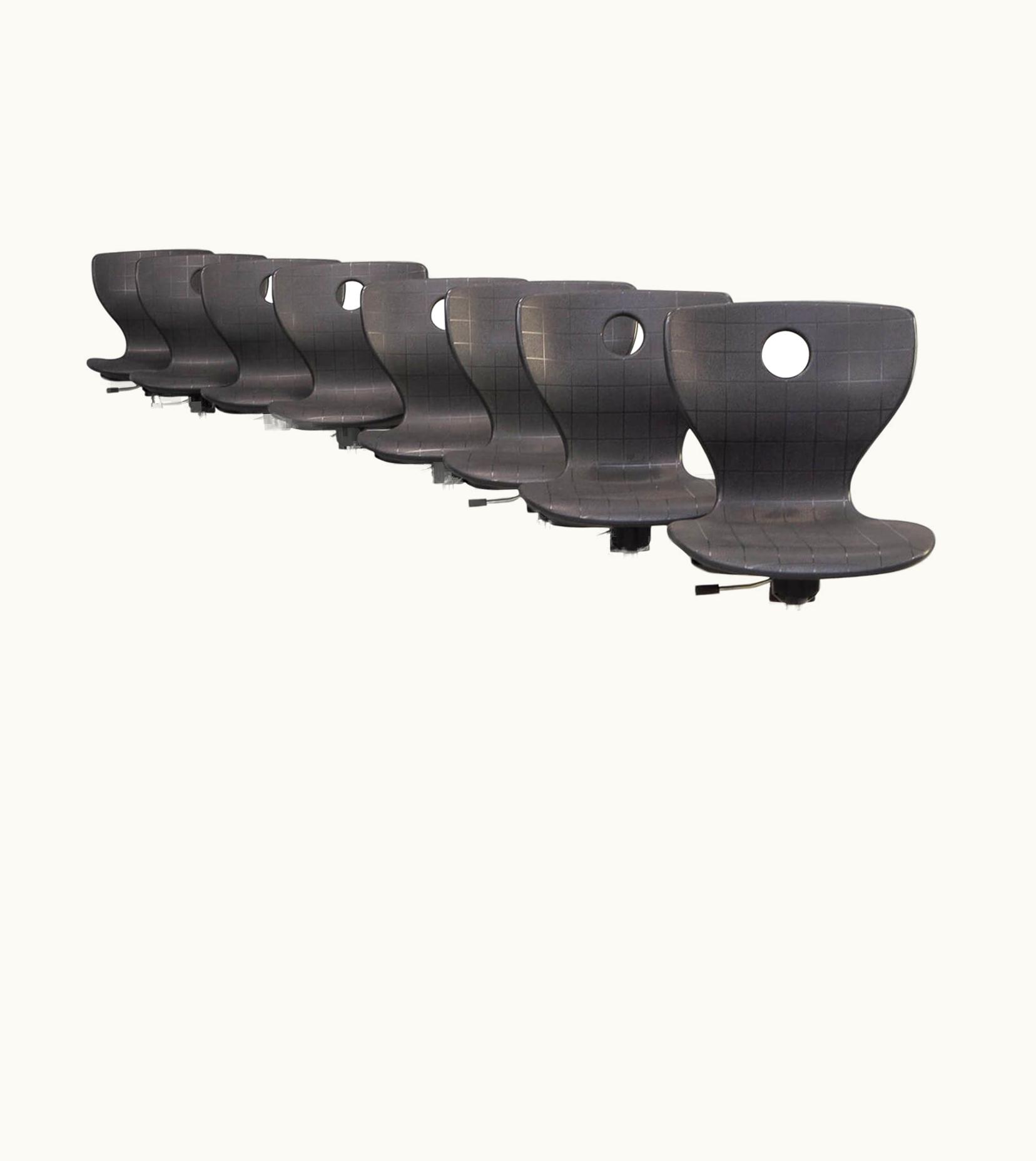 Verner Panton Verner Panton 'Pantomove Lupo' Chair For VS Furniture Set/8