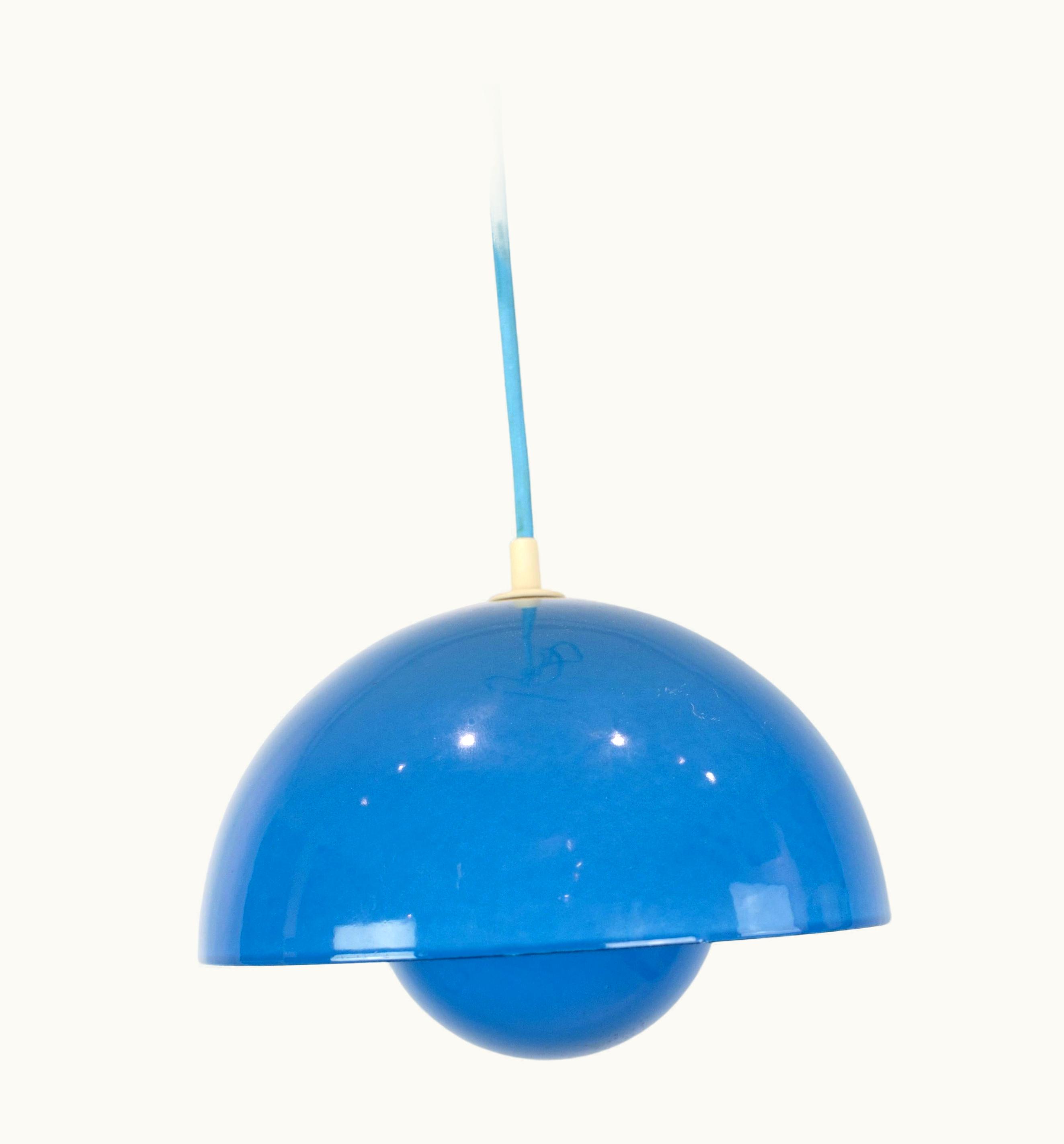 Verner Panton Verner Panton Flowerpot Ceiling Lamp, Verner Panton VP1, 1970