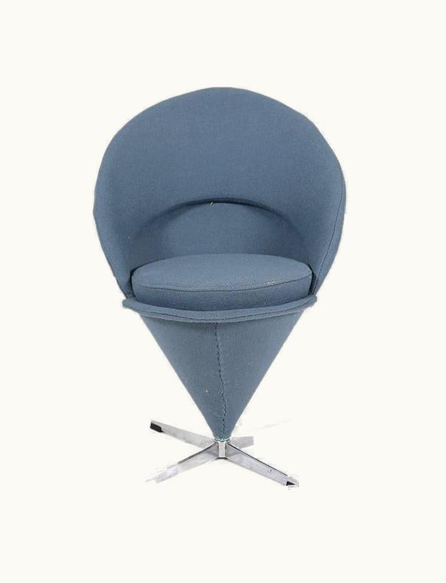 Verner Panton Verner Panton Danish Modern Verner Panton Cone Chair