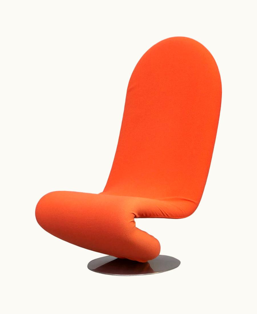 Verner Panton Verner Panton 1-2-3 High Back Chair For Fritz Hansen