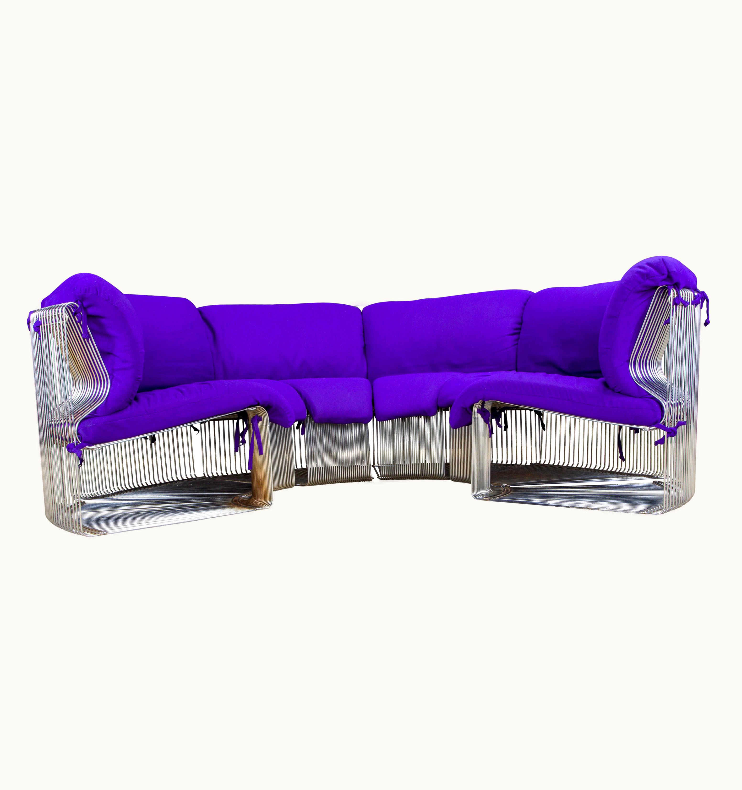 Verner Panton 'Pantonova' Six-Piece Living Room Suite For Fritz Hansen, 1971