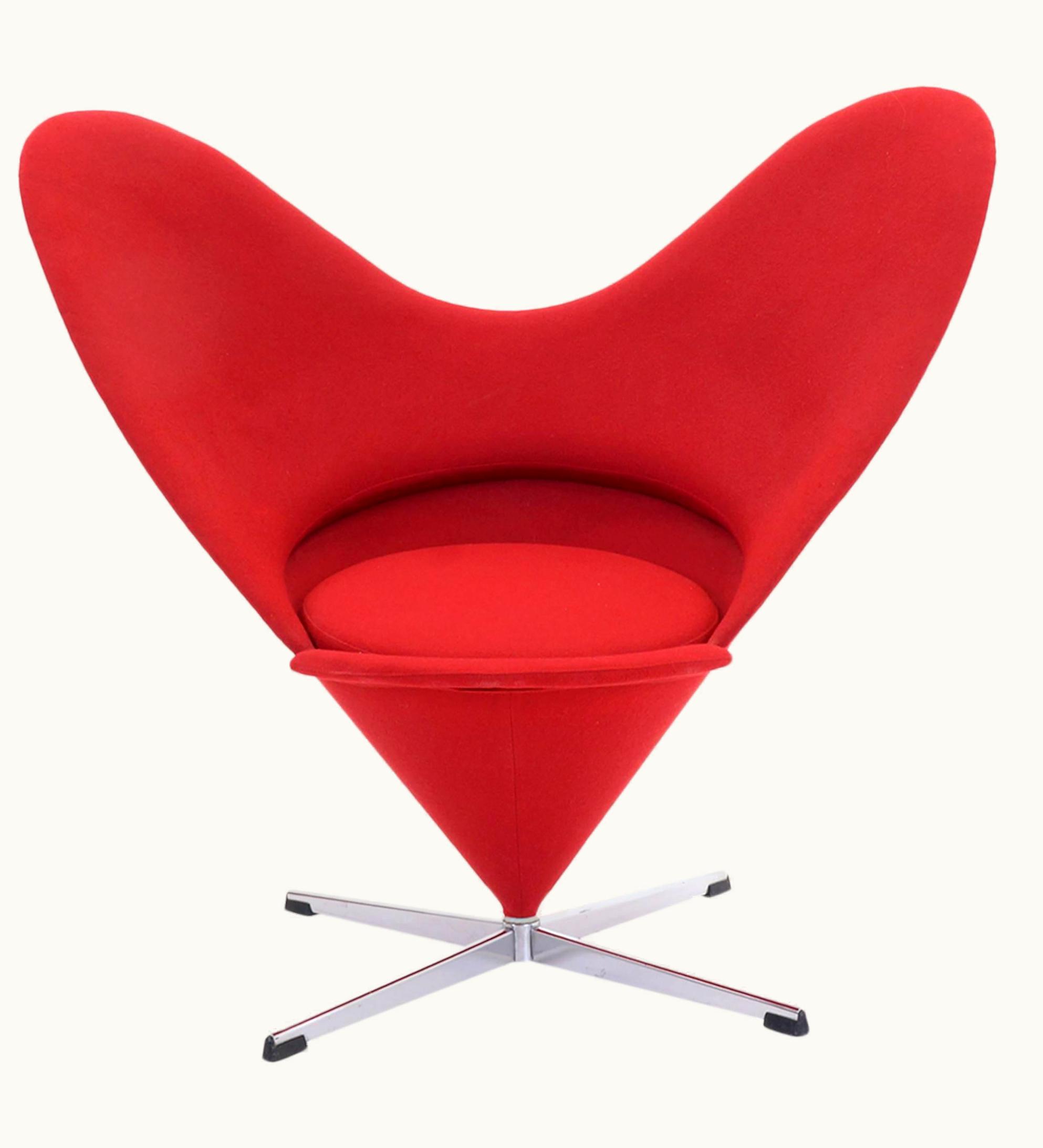 Verner Panton Verner Panton Original Verner Panton Cone Heart Chair For Plus-Linje