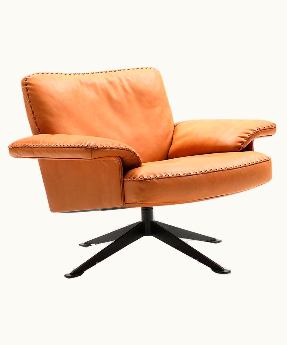 Antonella Scarpitta Antonella Scarpitta De Sede DS-31 Three-Seat Sofa In Teak Upholstery By Antonella Scarpitta