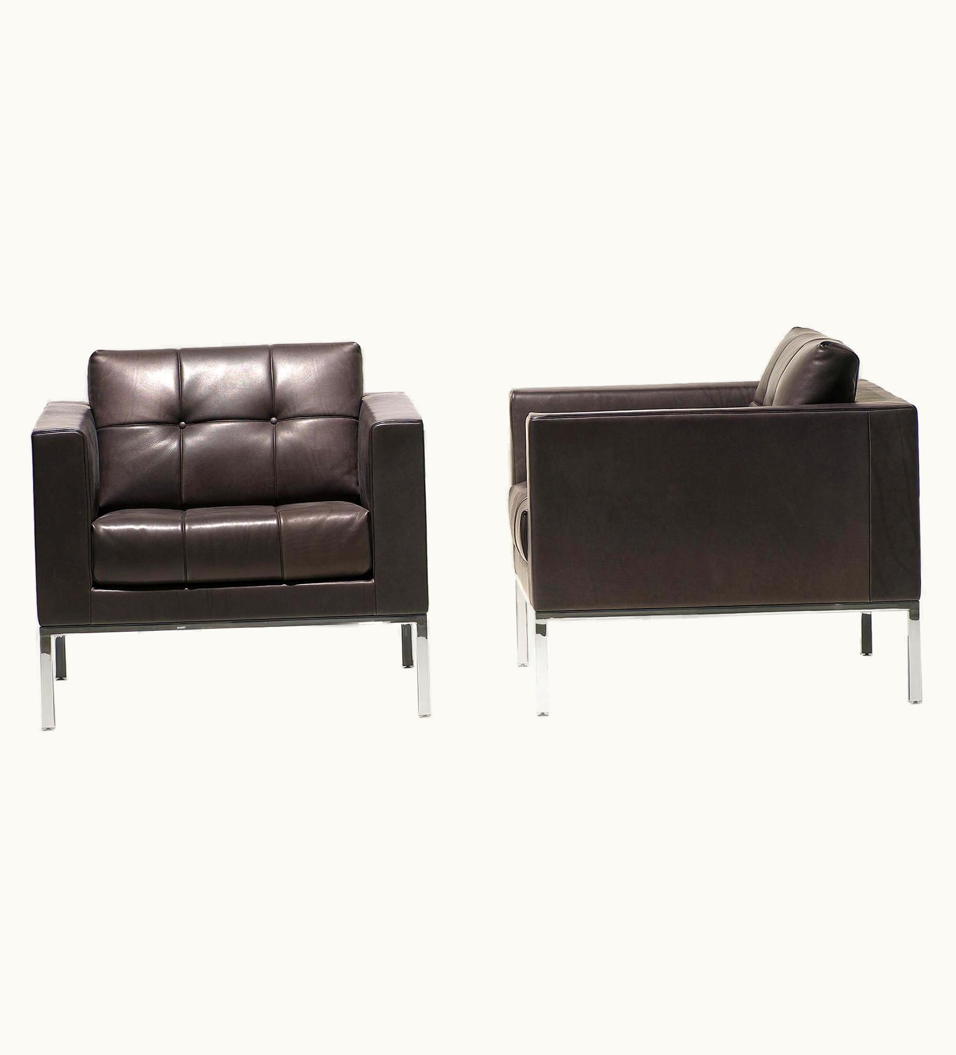 De Sede De Sede DS-159 Armchair In Cigarro Brown Upholstery By De Sede Design Team
