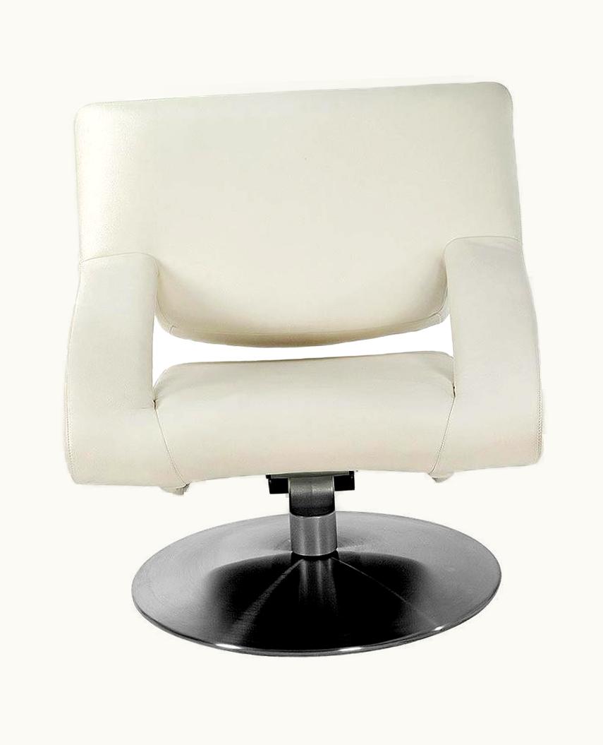 De Sede De Sede DS-255 Low Backrest Armchair In Snow Upholstery By De Sede Design Team UZ0201493