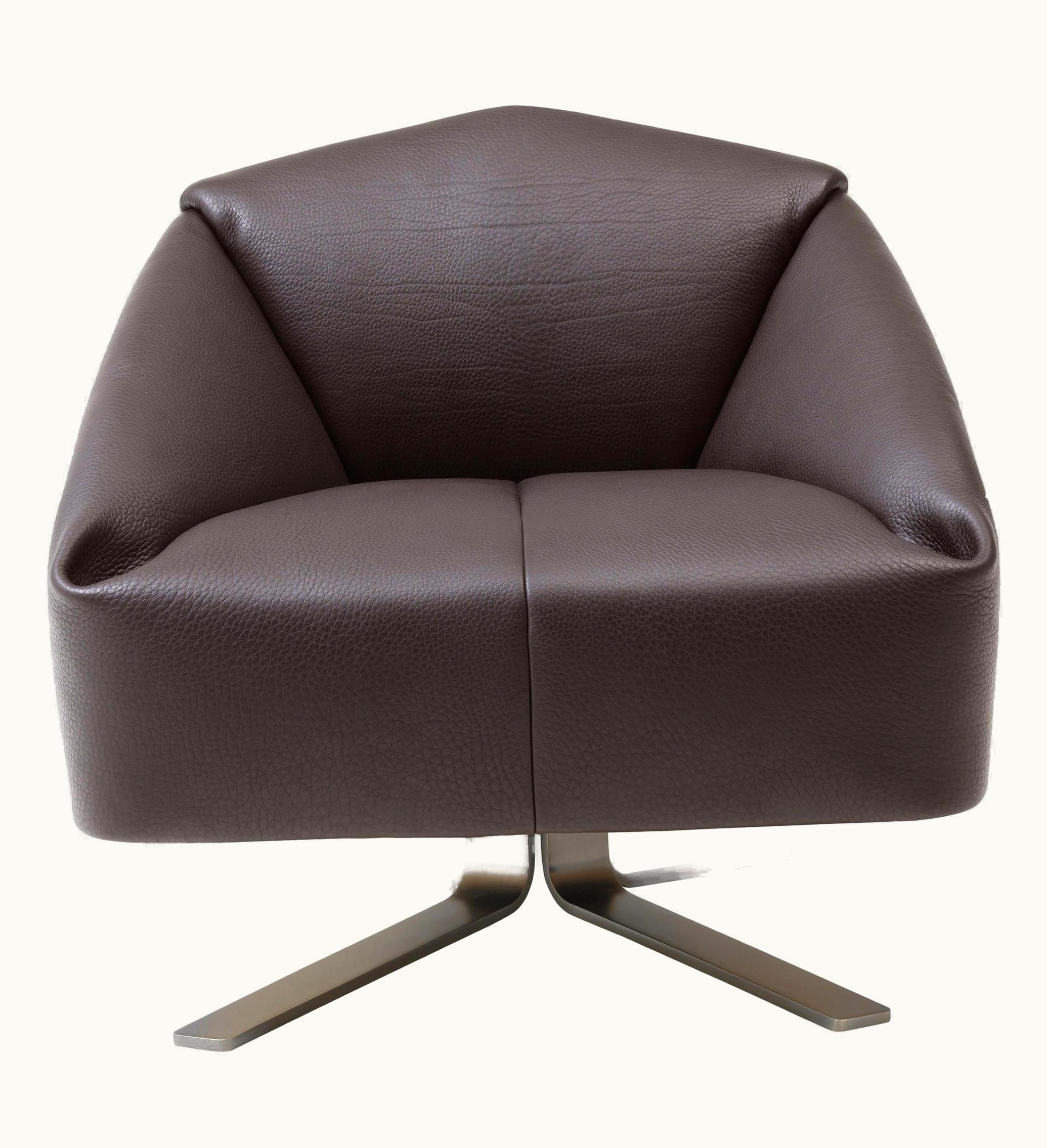 Alfredo Häberli De Sede Leather Folds Armchair By Alfredo Häberli
