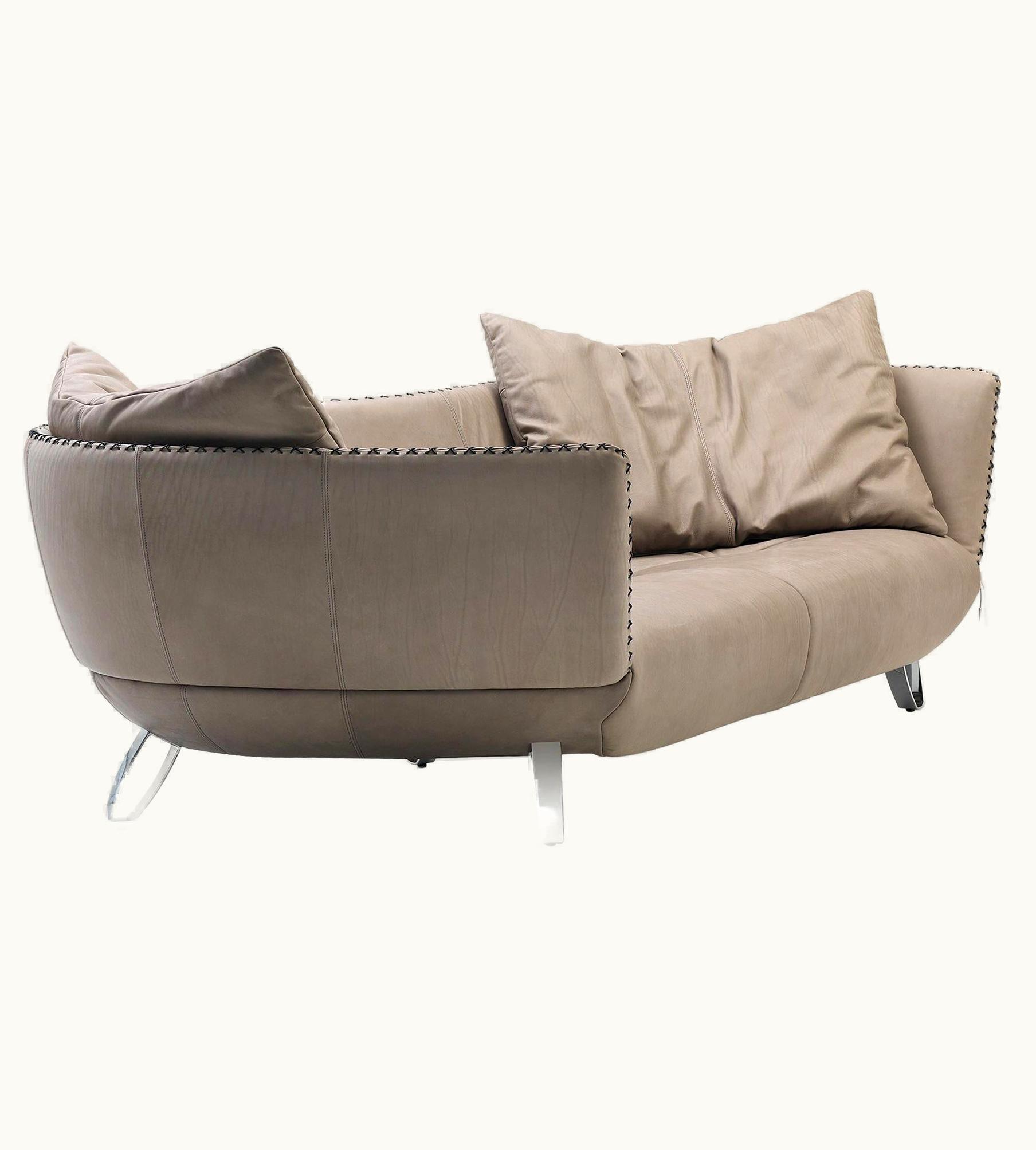 Mathias Hoffmann De Sede DS-102 Sofa In Taupe Upholstery By Mathias Hoffmann