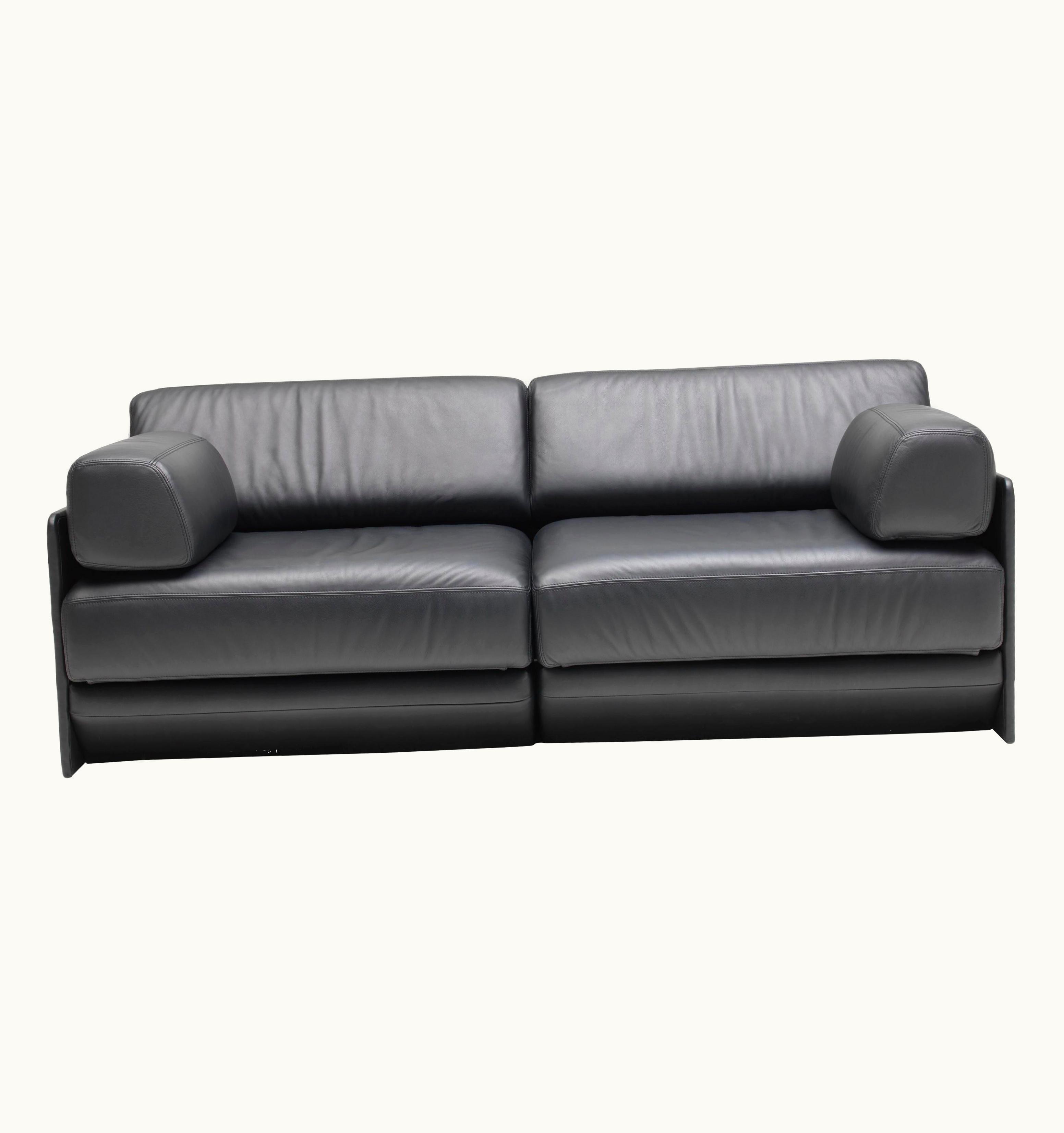 De Sede De Sede DS-76 Convertible Leather Modern Sofa Or Daybed By De Sede