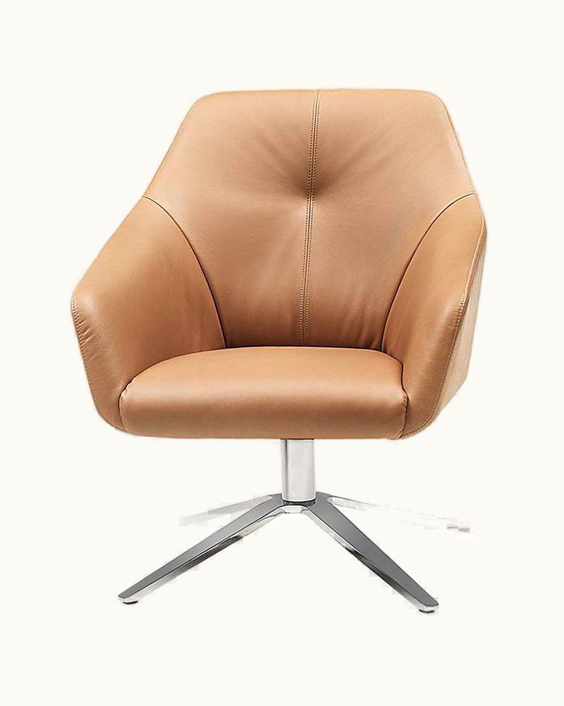 Christian Werner De Sede DS-278 Lounge Chair In Nougat Upholstery By Christian Werner