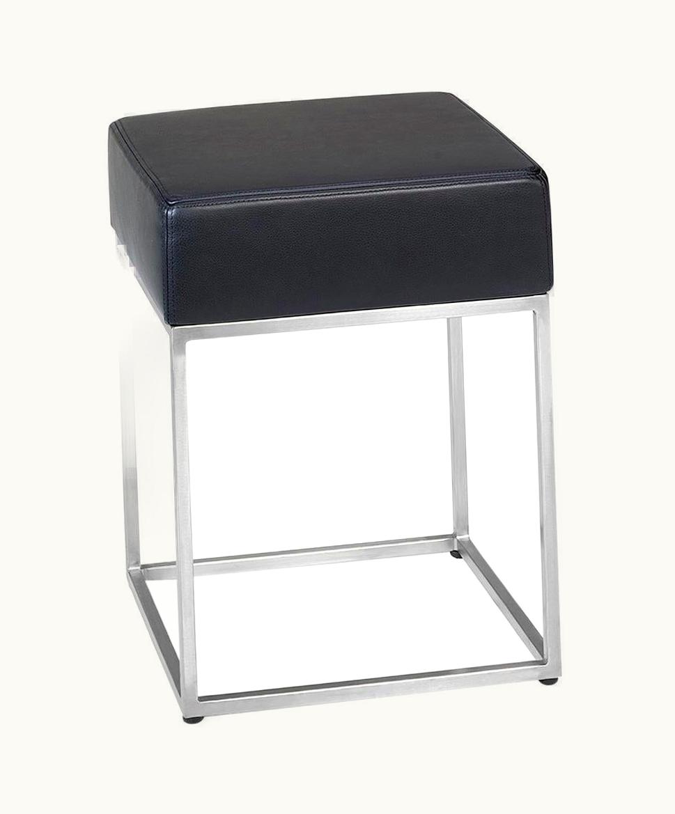 Paolo Piva De Sede DS-218/05 Stool In Black Upholstery By Paolo Piva