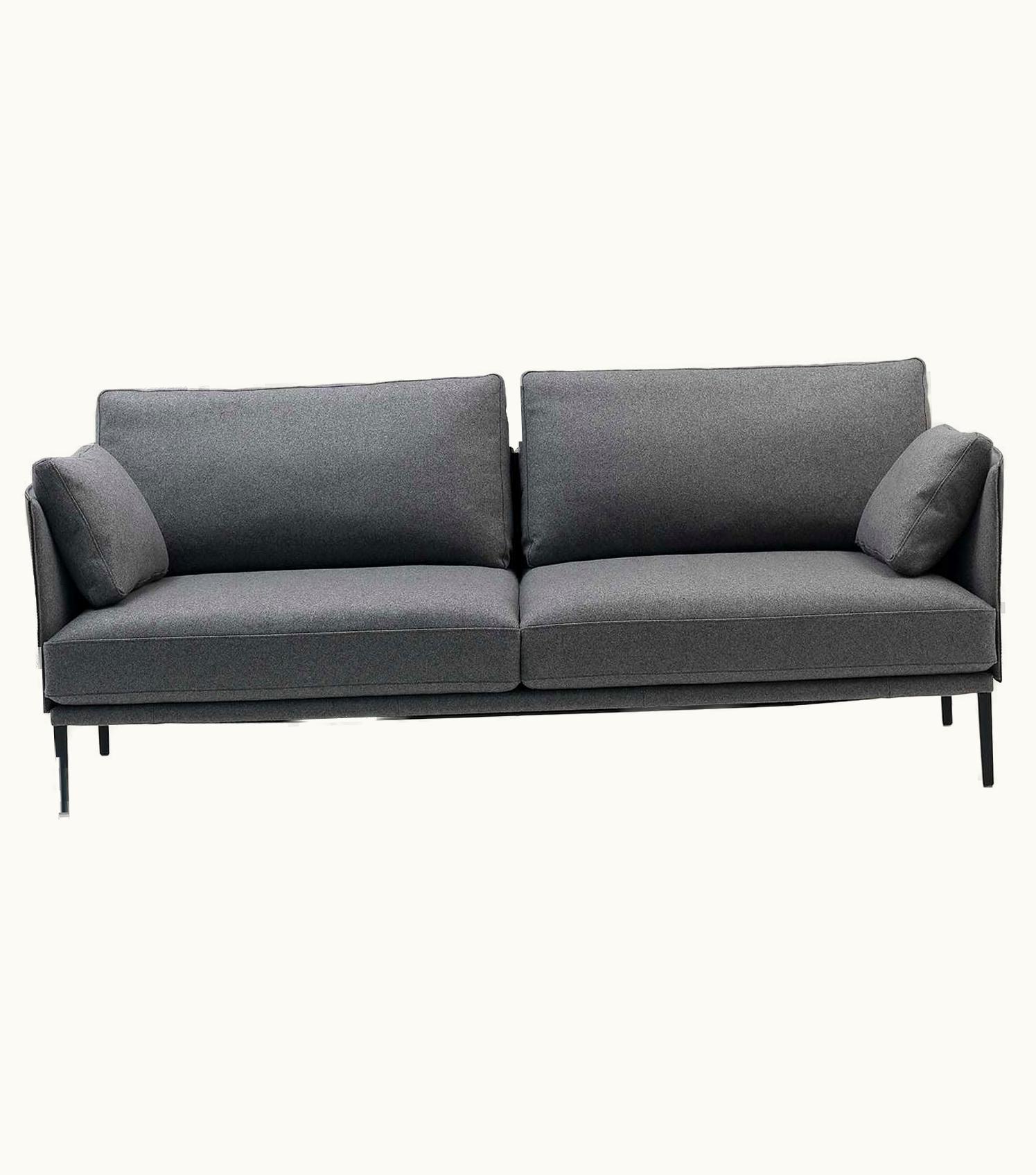 De Sede De Sede DS-333 Small Two-Seat Sofa In Grey Upholstery By De Sede Design Team