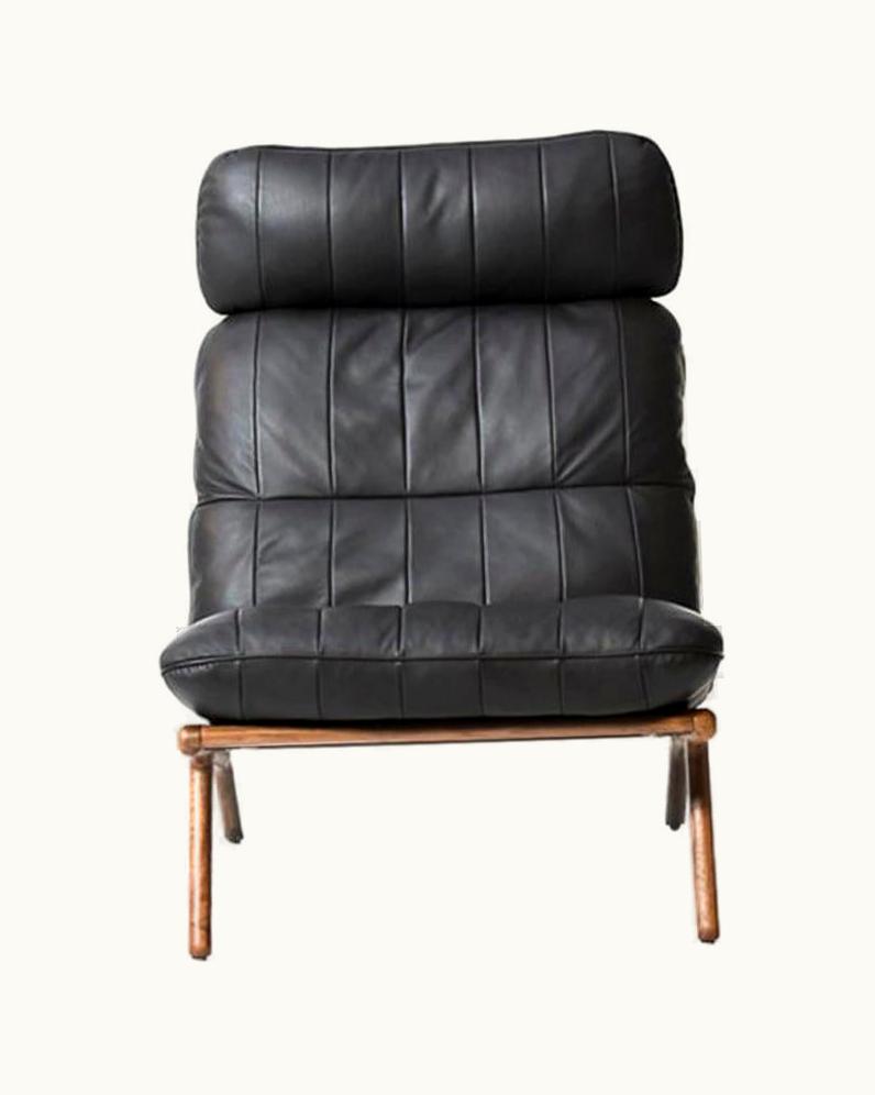 De Sede De Sede DS 531 Chair Without Armrest In Black Upholstery By De Sede Design-Team