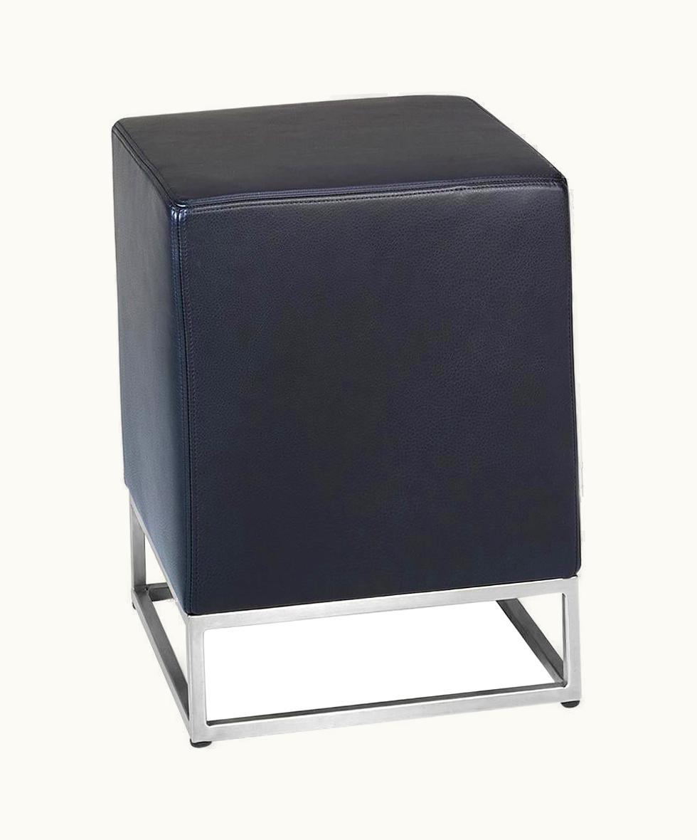 Paolo Piva De Sede DS-218/15 Stool In Black Upholstery By Paolo Piva