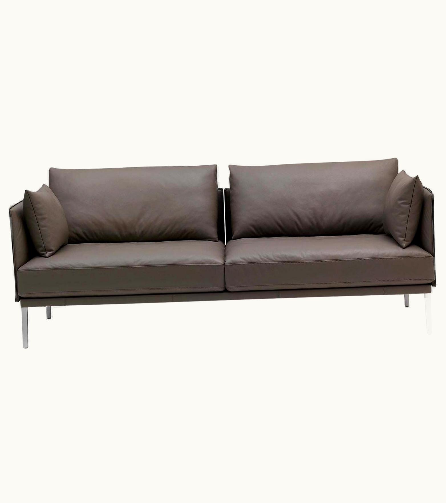 De Sede De Sede DS-333 Large Two-Seat Sofa In Schiefer Leather By De Sede Design Team