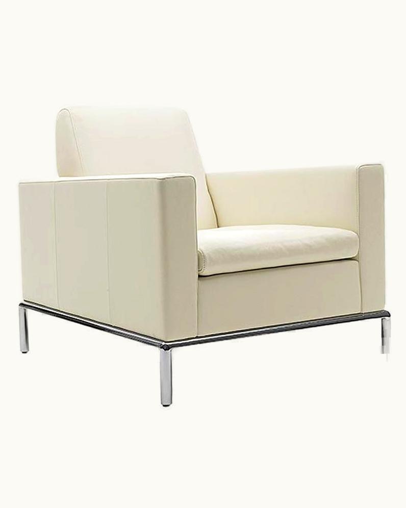 Antonella Scarpitta Antonella Scarpitta De Sede DS-4 Armchair In Snow Upholstery By Antonella Scarpitta