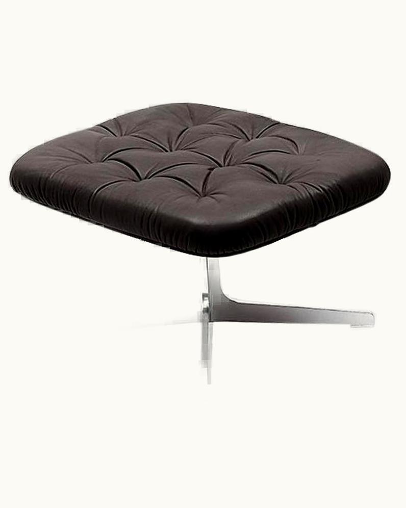 Werner Aisslinger De Sede DS-144 Stool In Black Upholstery By Werner Aisslinger