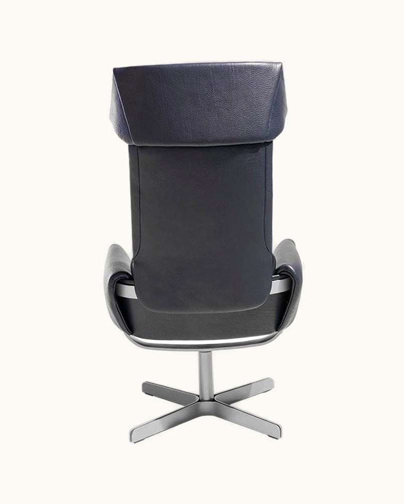 De Sede De Sede DS-0343 Black Leather Armchair By De Sede Design Team & Bart Van Der