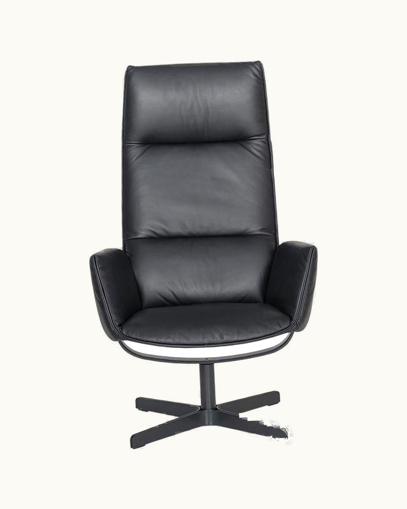 De Sede De Sede DS-344 Black Leather Armchair By De Sede Design Team