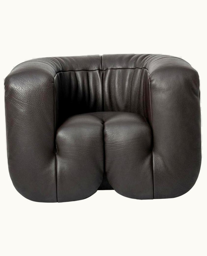 Philippe Malouin De Sede DS-707 Armchair In Black Club Leather Upholstery By Philippe Malouin UZ0201699