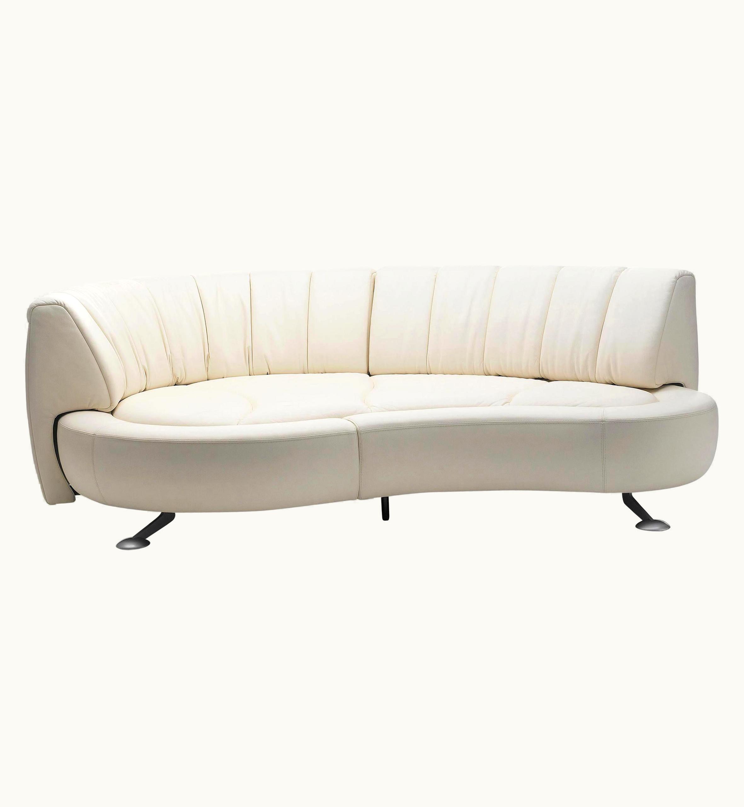 Hugo de Ruiter Hugo de Ruiter De Sede DS-164 Right Sofa Bed In Off White Upholstery By Hugo De Ruiter