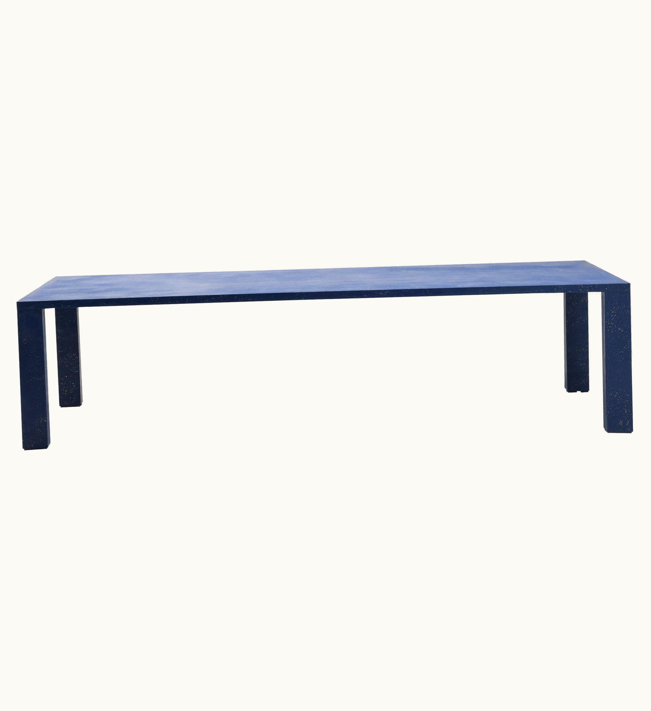 De Sede De Sede DS-777 Large Dining Table In Lapislazuli Stone By Bruno Fattorini