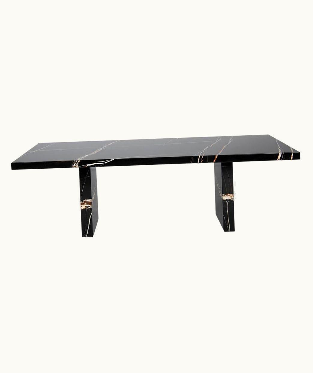 De Sede De Sede DS-788/94 Dining Table In Sahara Noir Stone By Ulrich Kössl & De Sede