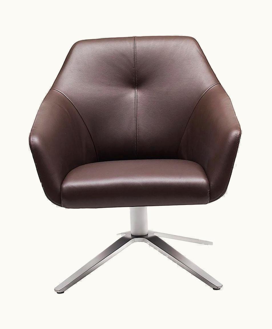 Christian Werner De Sede DS-278 Lounge Chair In Cafe Brown Upholstery By Christian Werner