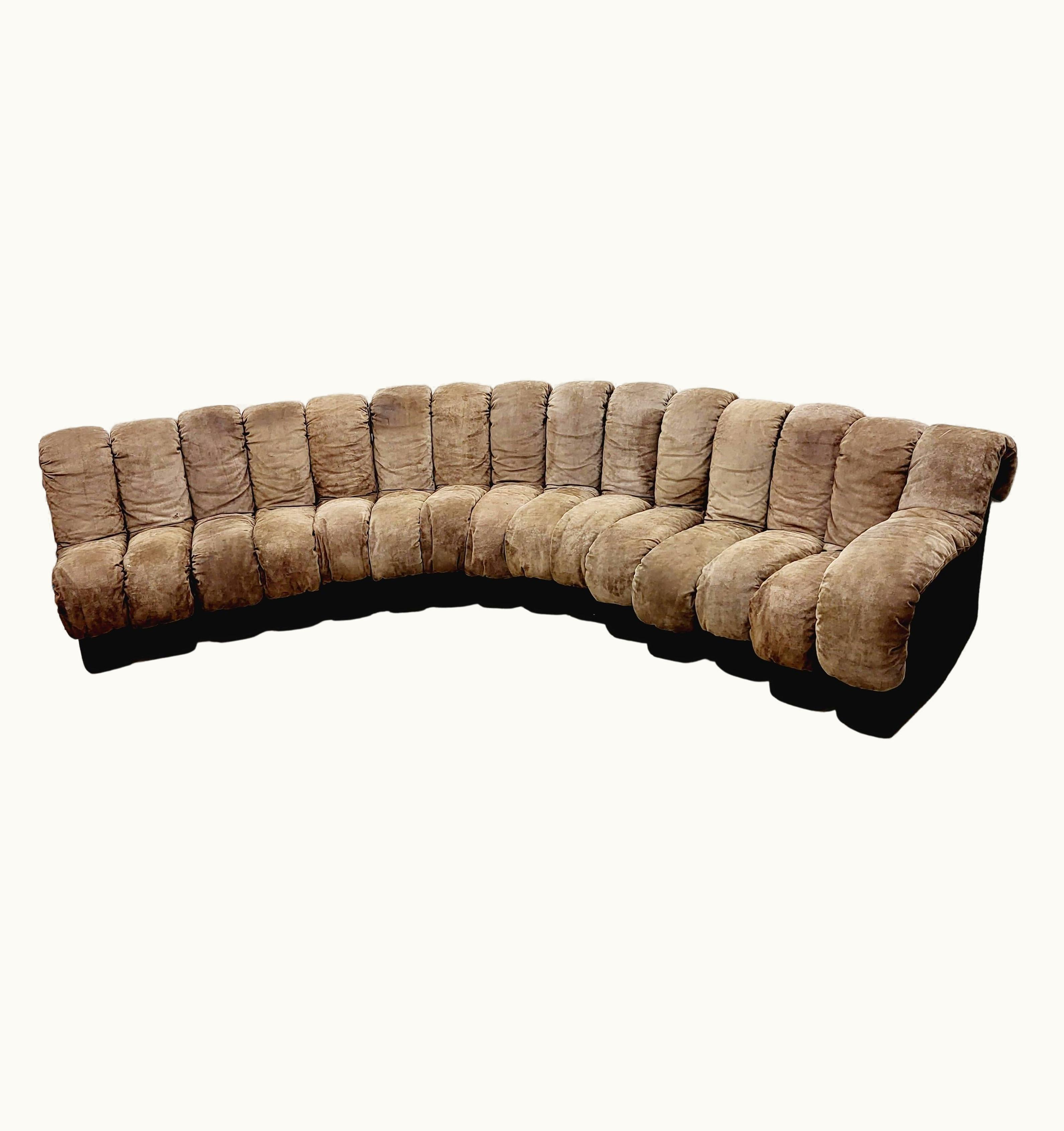 Ueli Berger Ueli Berger De Sede DS600 Modular Non Stop Sofa By Ueli Berger 1972