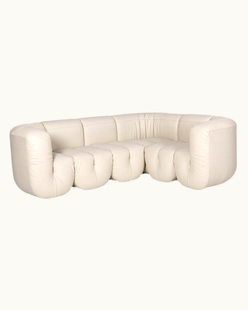 Philippe Malouin De Sede DS-707 Modular Sofa In Perla Leather Upholstery By Philippe Malouin UZ0202051