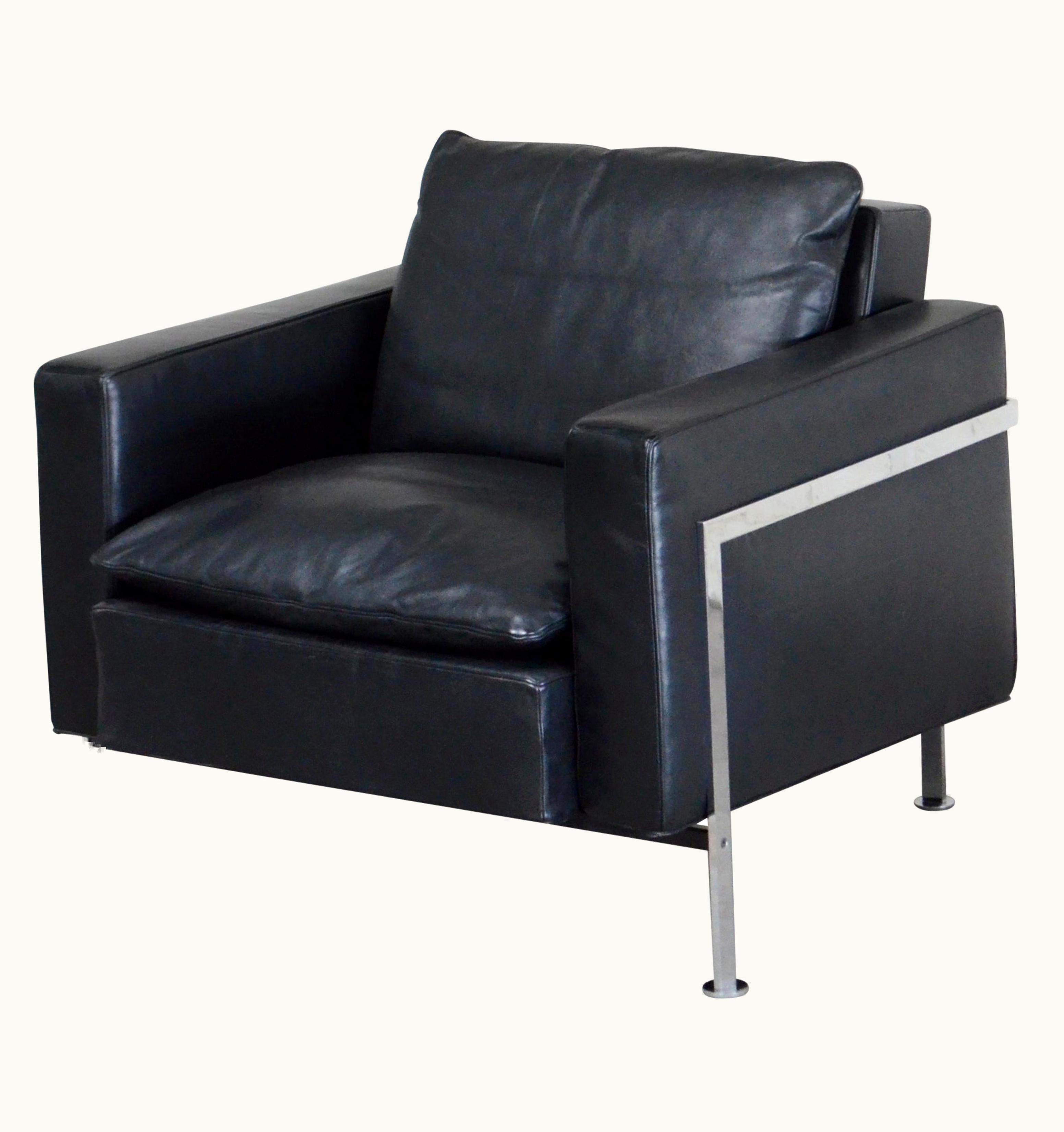 Robert Haussmann Robert Haussmann Hans Kaufeld Or De Sede Rh 302 Leather Armchair First Edition