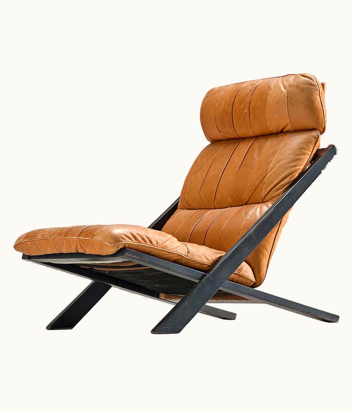Ueli Berger Ueli Berger For De Sede Lounge Chair In Cognac Leather