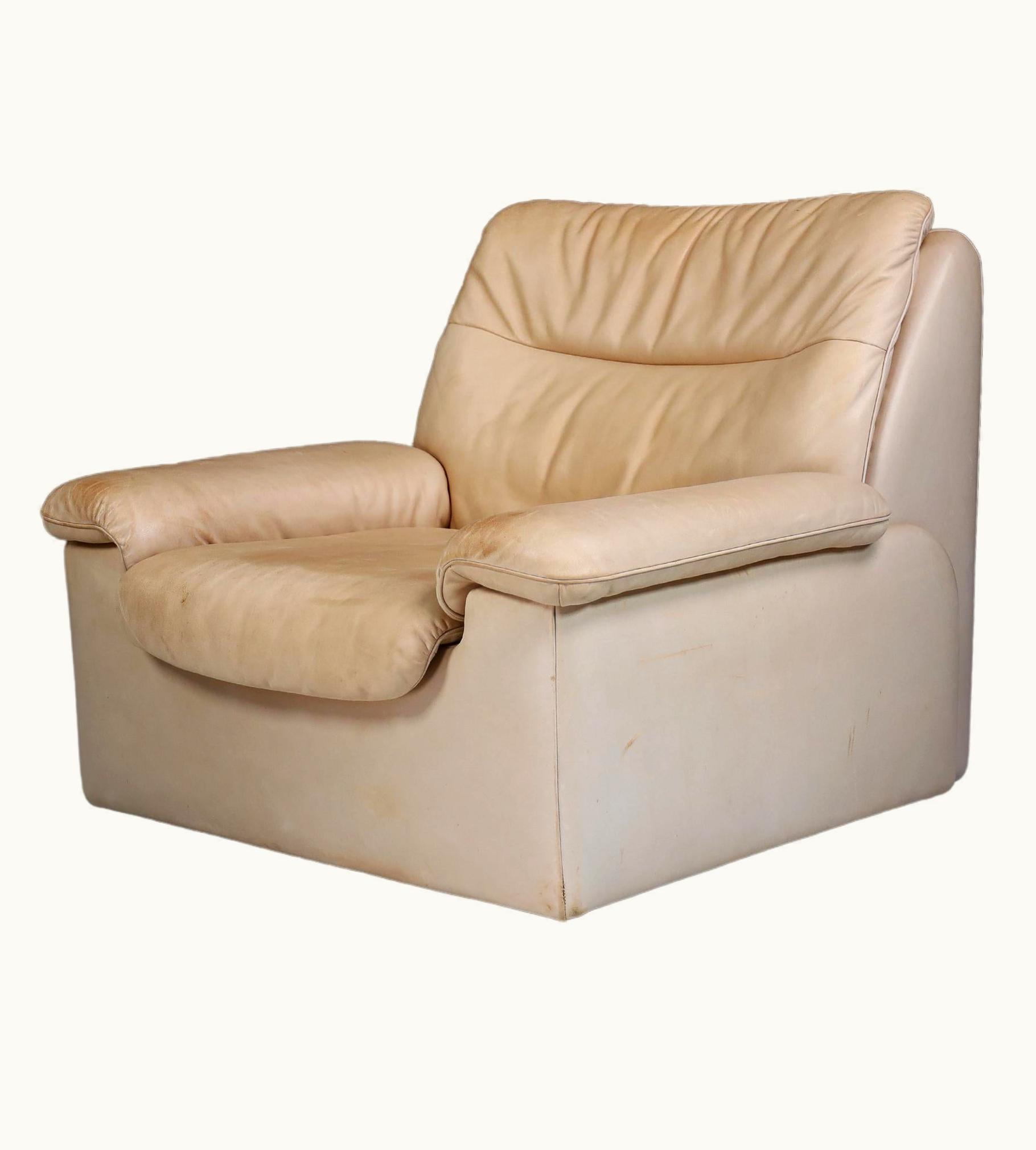De Sede De Sede DS 63 Lounge Chair In Leather, Switzerland, 1970s