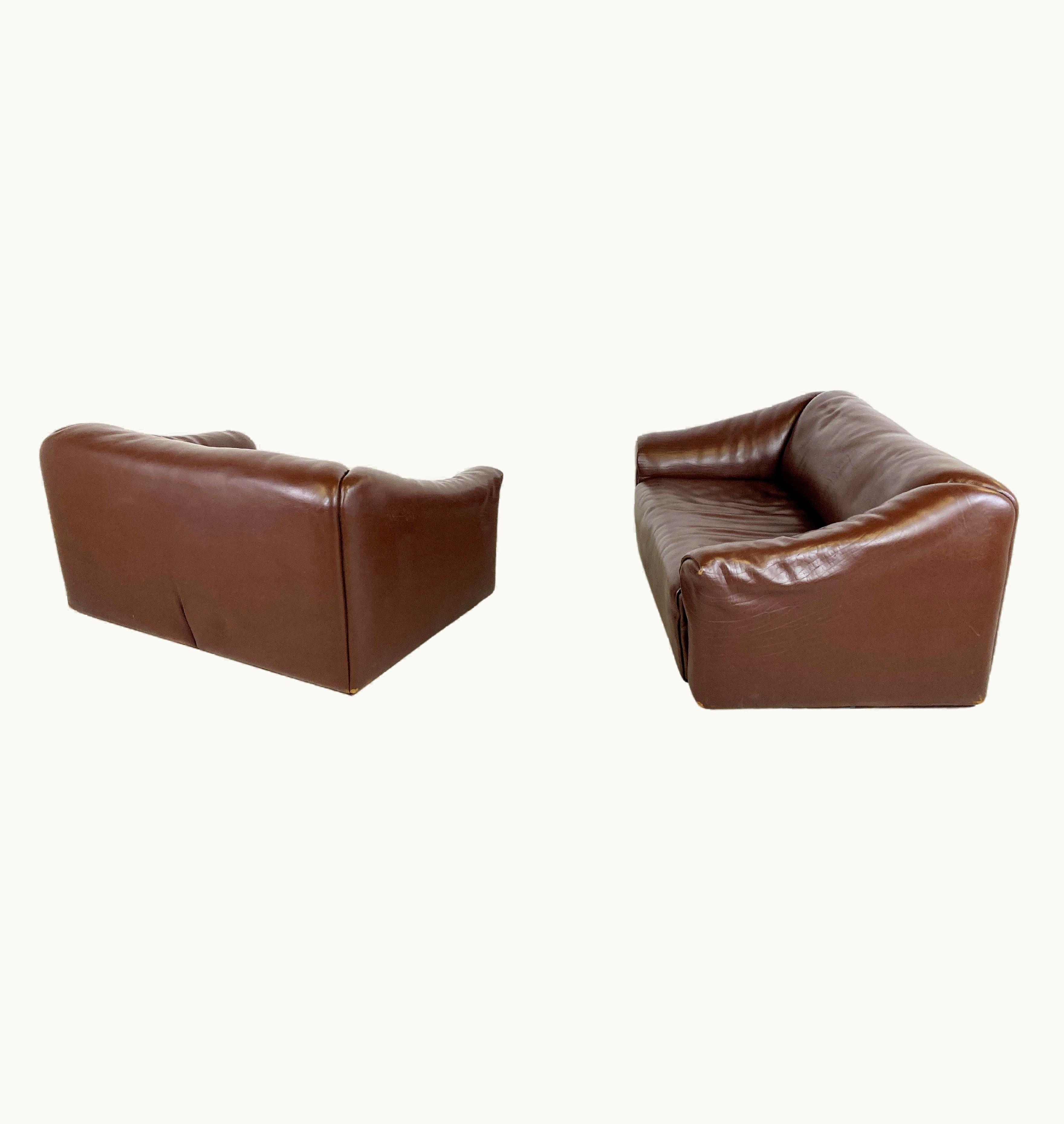 De Sede De Sede Ds47 Pair Of Sofas, 1960s