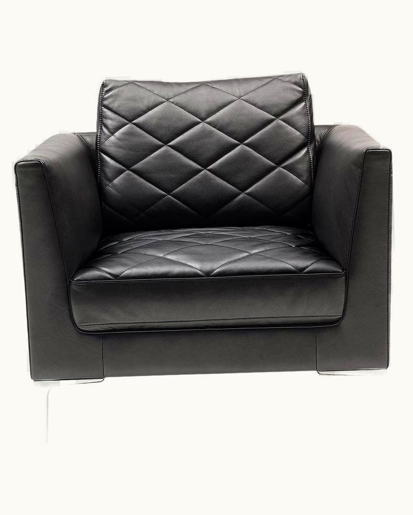 Antonella Scarpitta De Sede DS-48 Armchair In Black Upholstery By Antonella Scarpitta UZ0202195