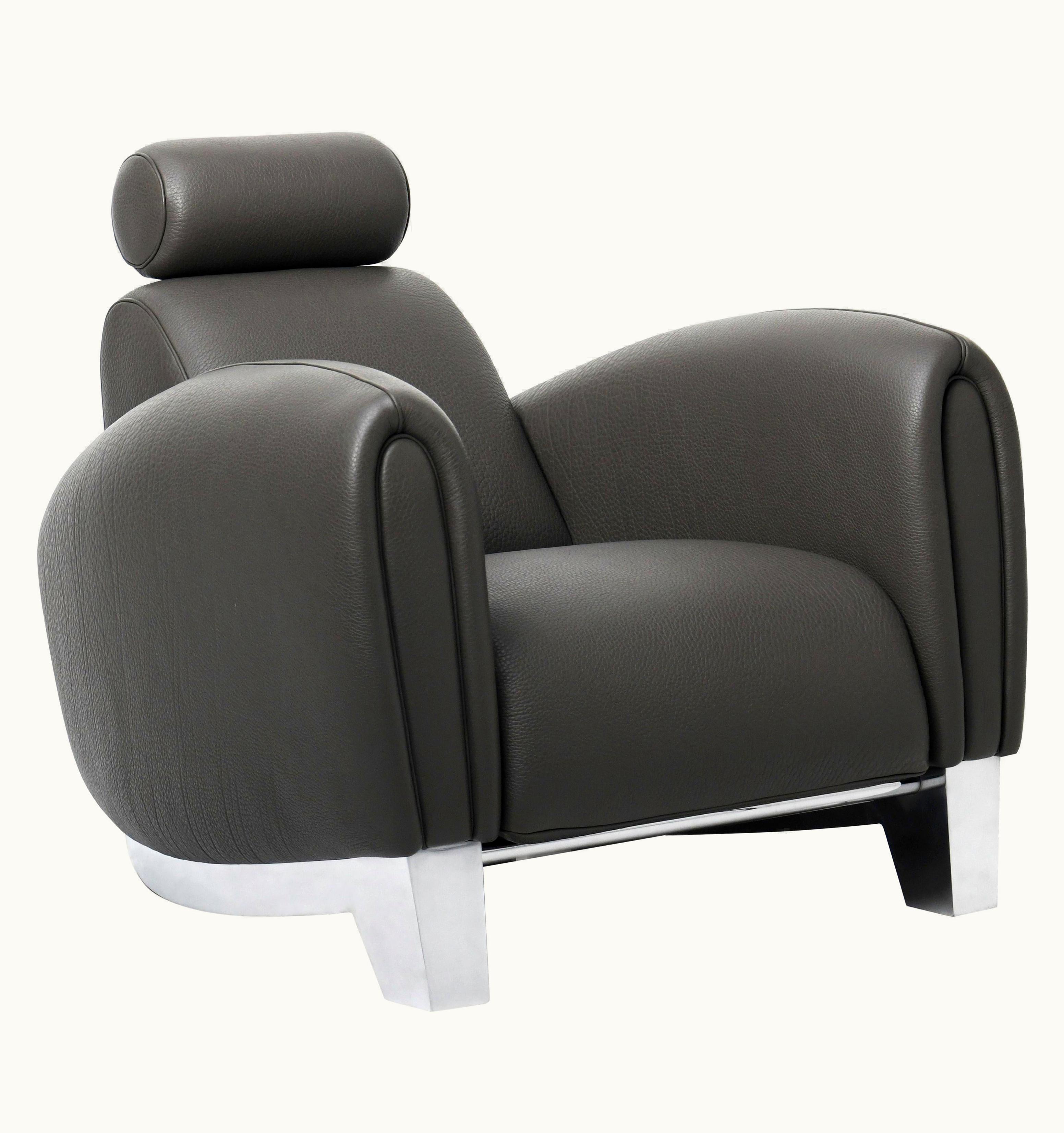De Sede De Sede DS-57 Armchair With Headrest By De Sede