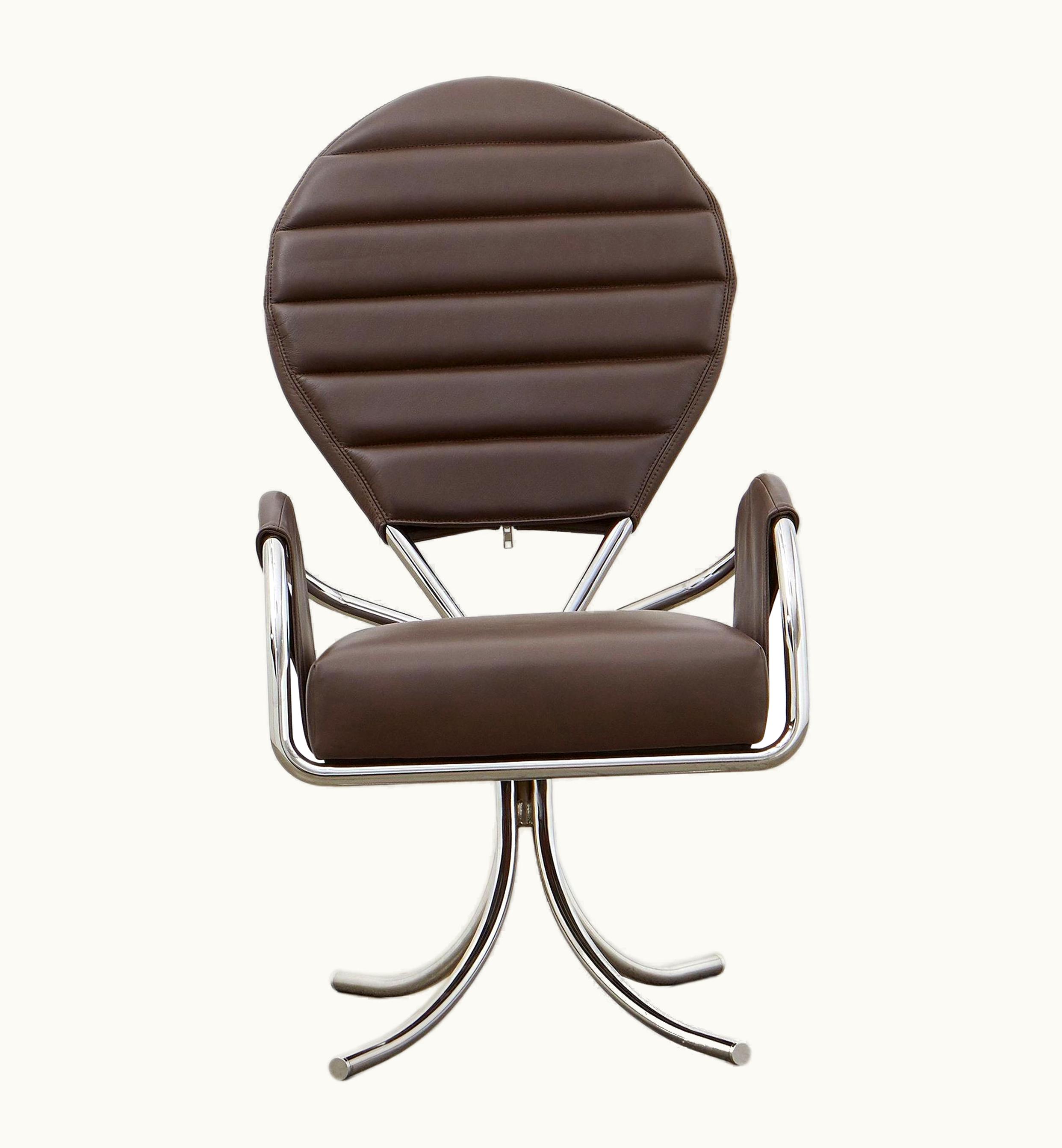 Poul Henningsen Poul Henningsen PH Pope Chair, Chrome, Leather Extreme Mocca