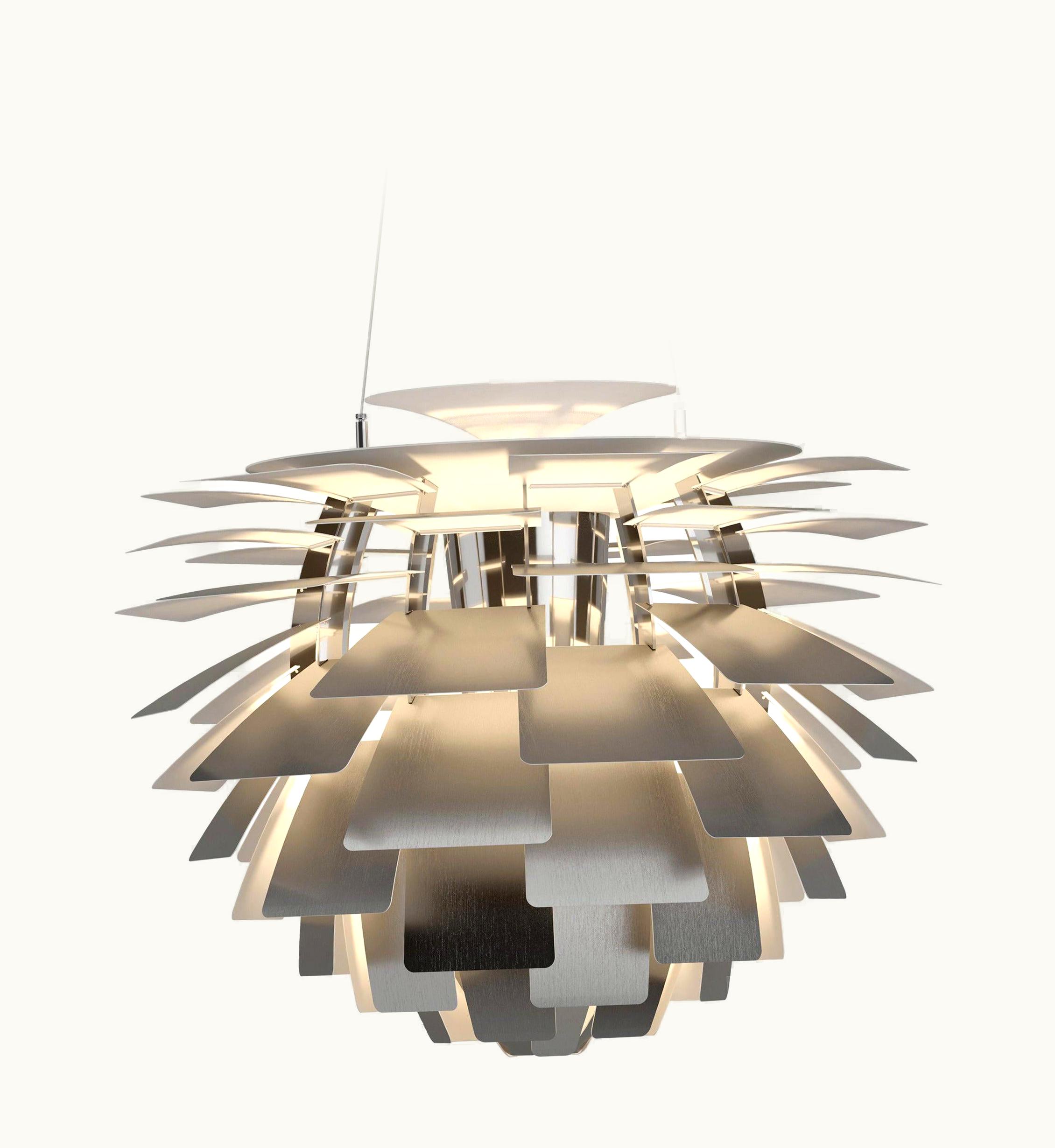 Poul Henningsen Poul Henningsen Louis Poulsen Large PH Artichoke Pendant Light By Poul Henningsen