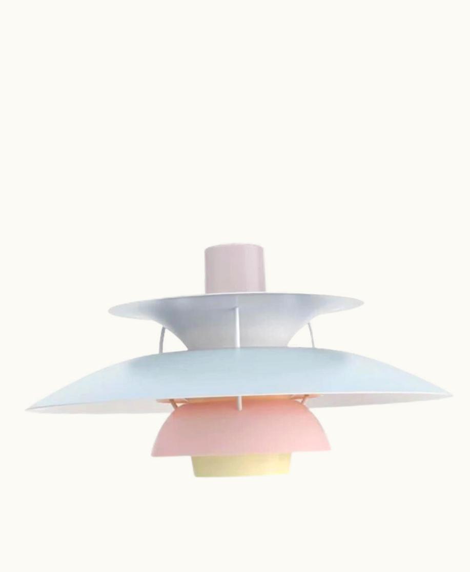 Poul Henningsen Poul Henningsen Ph 5 Pendant For Louis Poulsen In Pastel Oyster Blue Rose