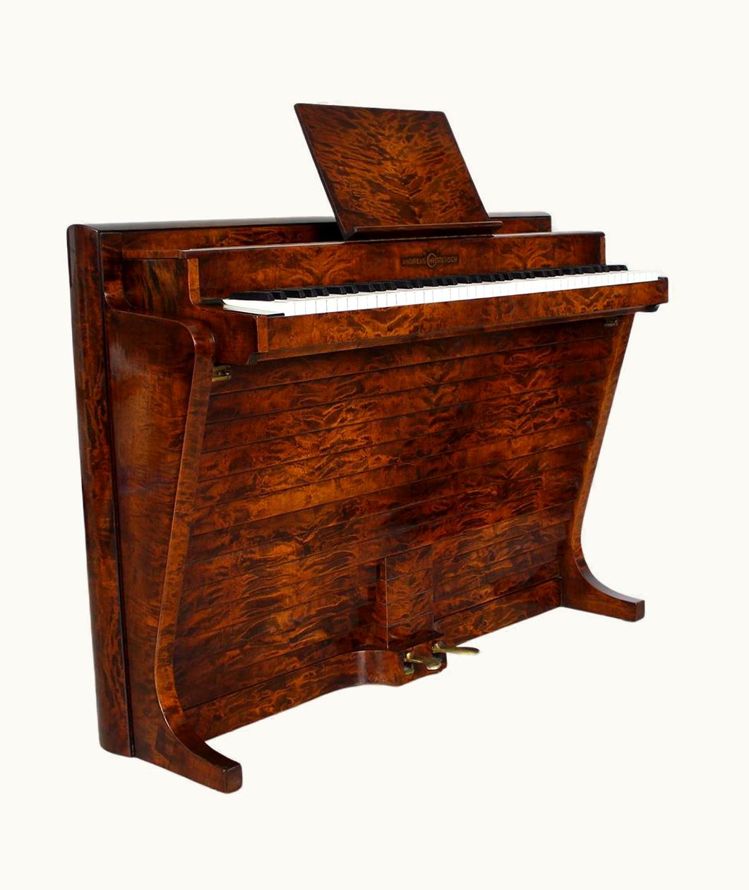 Poul Henningsen Poul Henningsen Pianette For Andreas Christensen, Flame Birch, Fully Restored