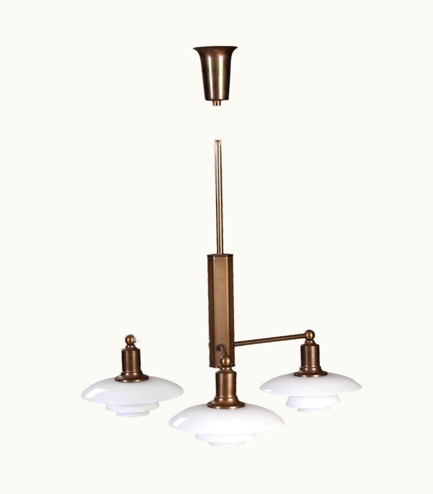 Poul Henningsen Poul Henningsen PH Limited Edition Three-Arm Chandelier