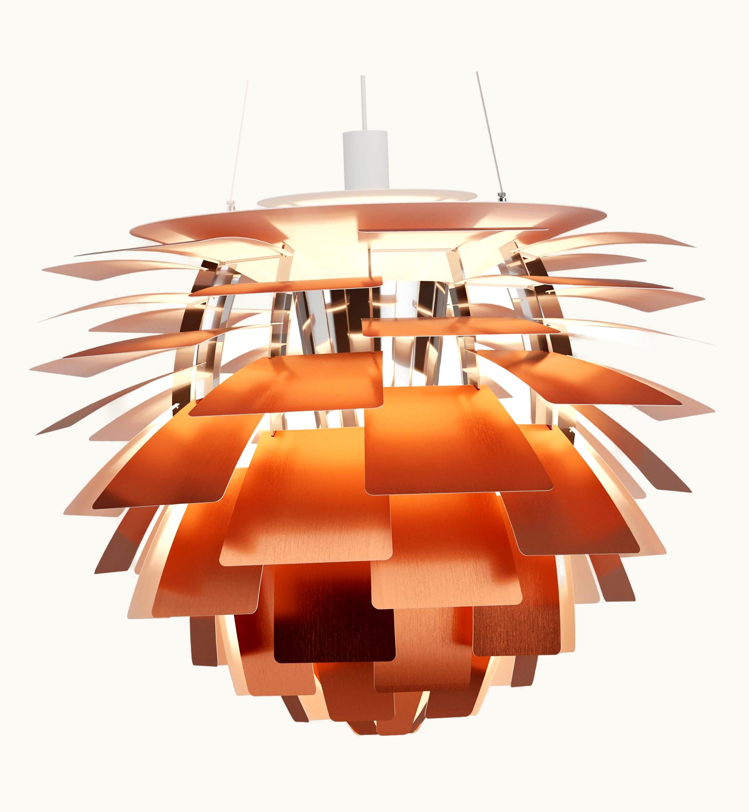 Poul Henningsen Poul Henningsen Iconic Poul Henningsen PH Artichoke Ø720 By Louis Poulsen In Copper